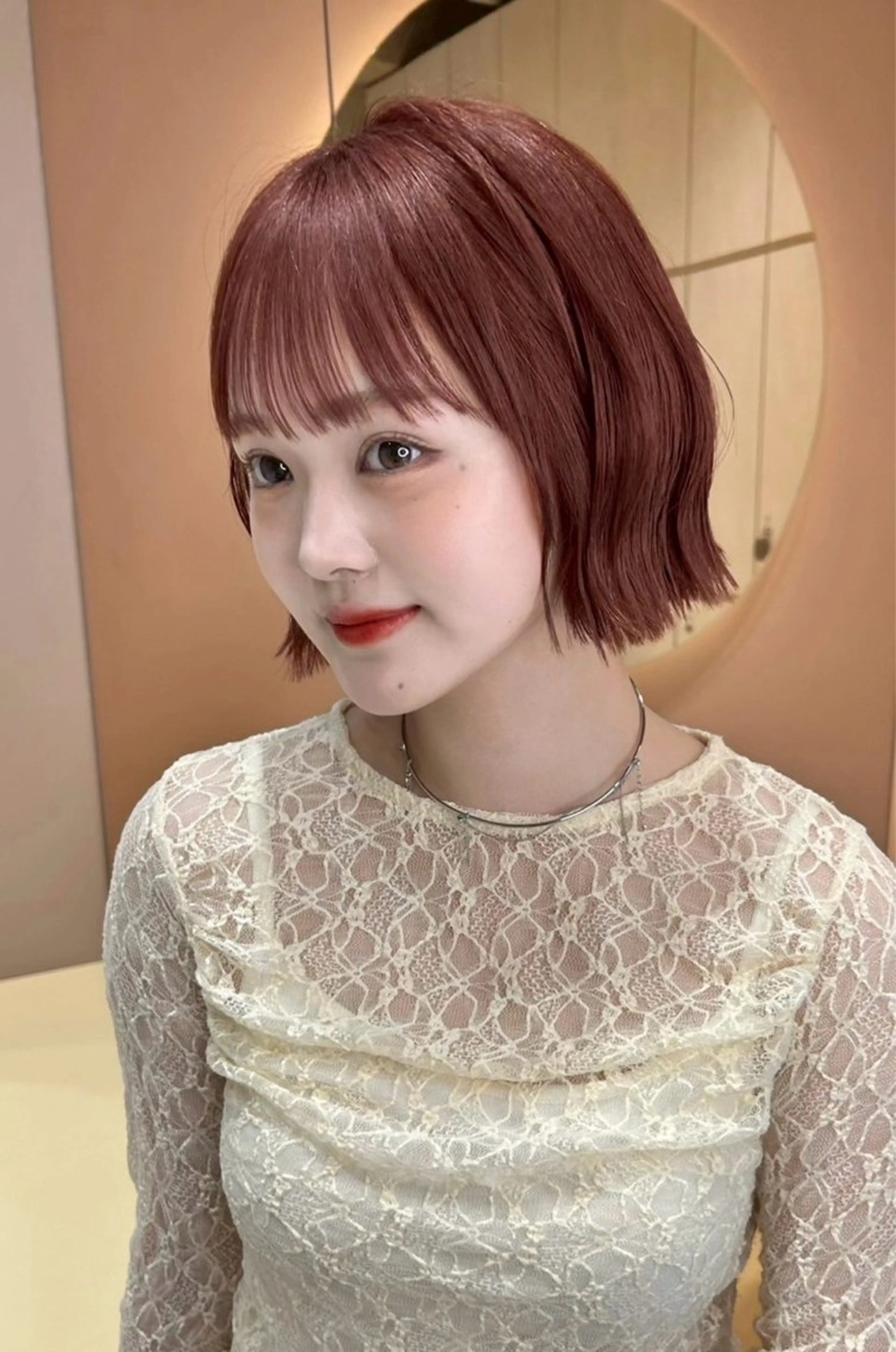 【当日限定‼️】【学割メニュー🉐✨️】【韓国風小顔カット🇰🇷＋1ステップ外部補修トリートメント🫧✨️】の写真