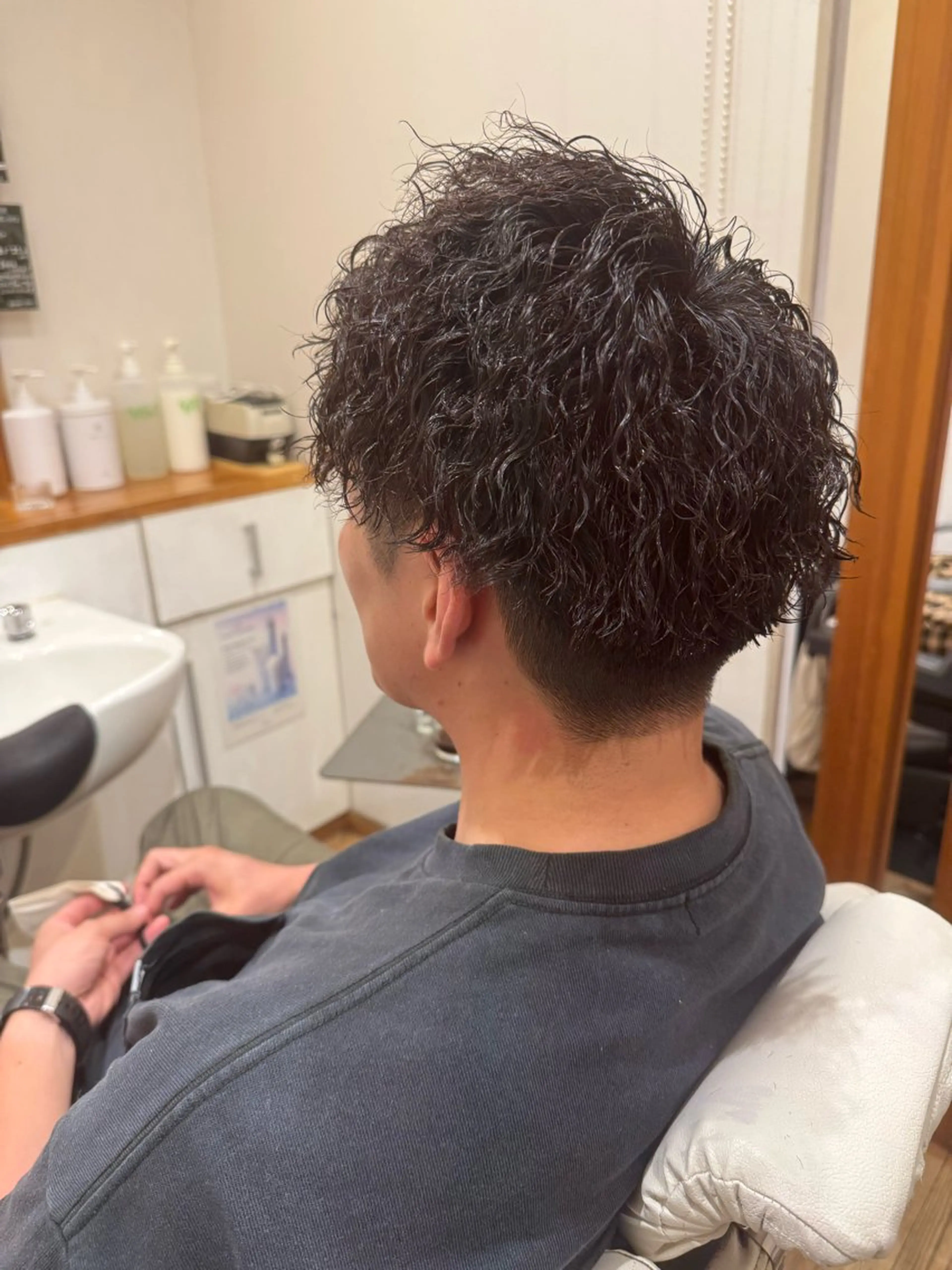 ショート パーマ カット パーマ ROSSO川口 アラカワのヘアスタイル