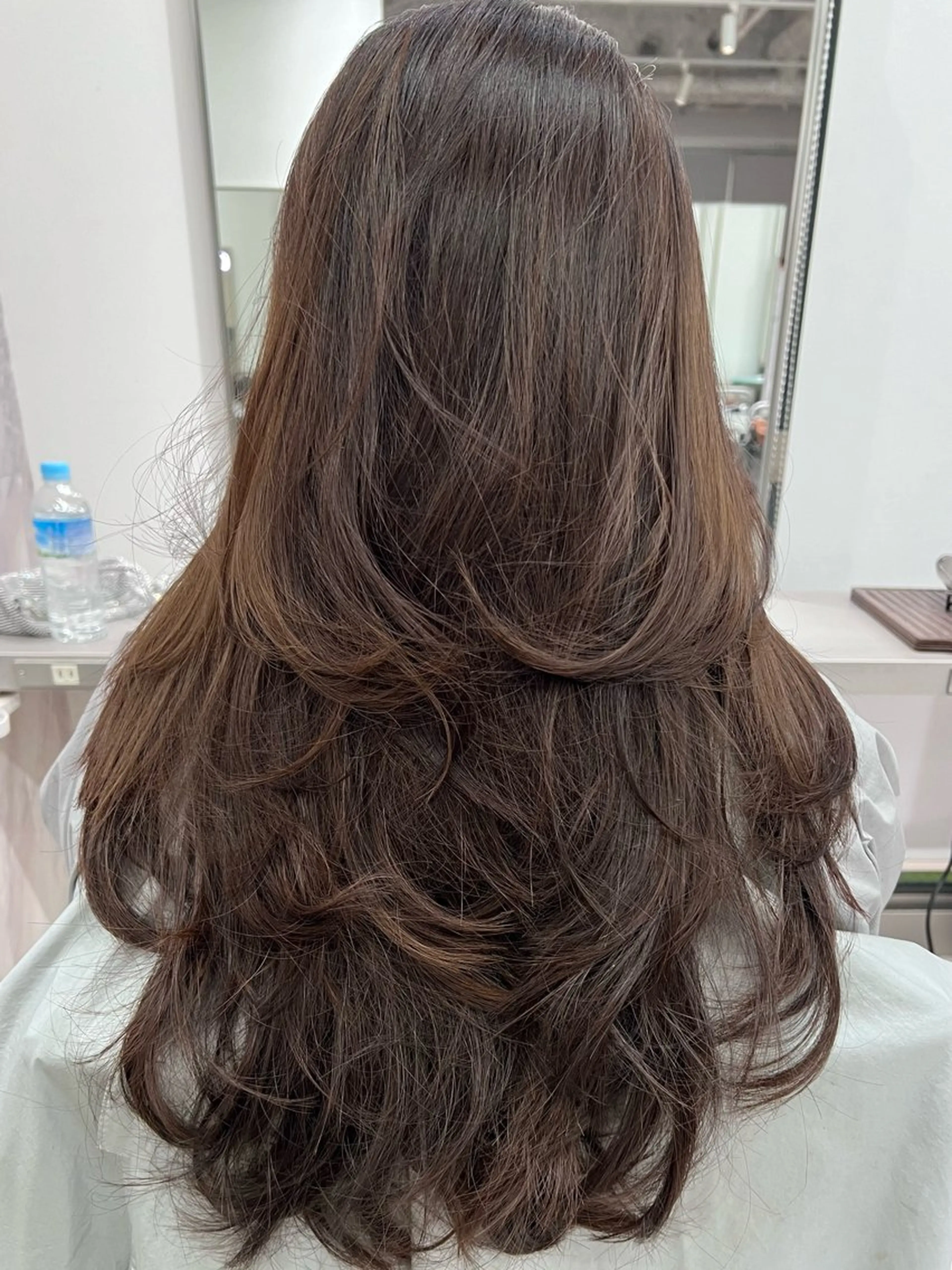ロング カラー カット ヘアカラー トリートメント 艶ハイトーン‪‪🔆 ️️️安座間 希のヘアスタイル
