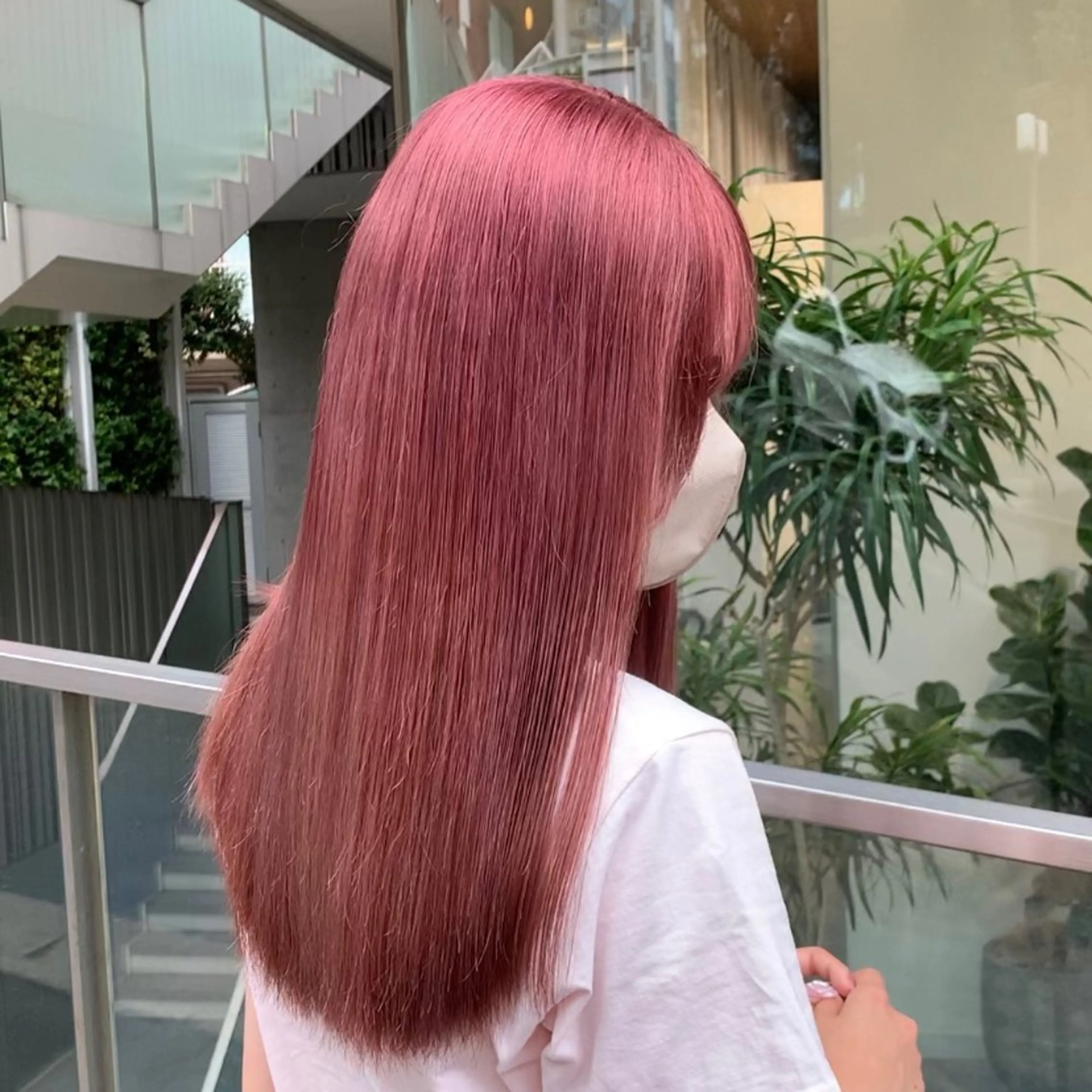 ミディアム カラー ヘアカラー トリートメント サロウィン(SALOWIN)原宿iori店所属・ツヤツヤ ハイトーン/Reiのヘアスタイル