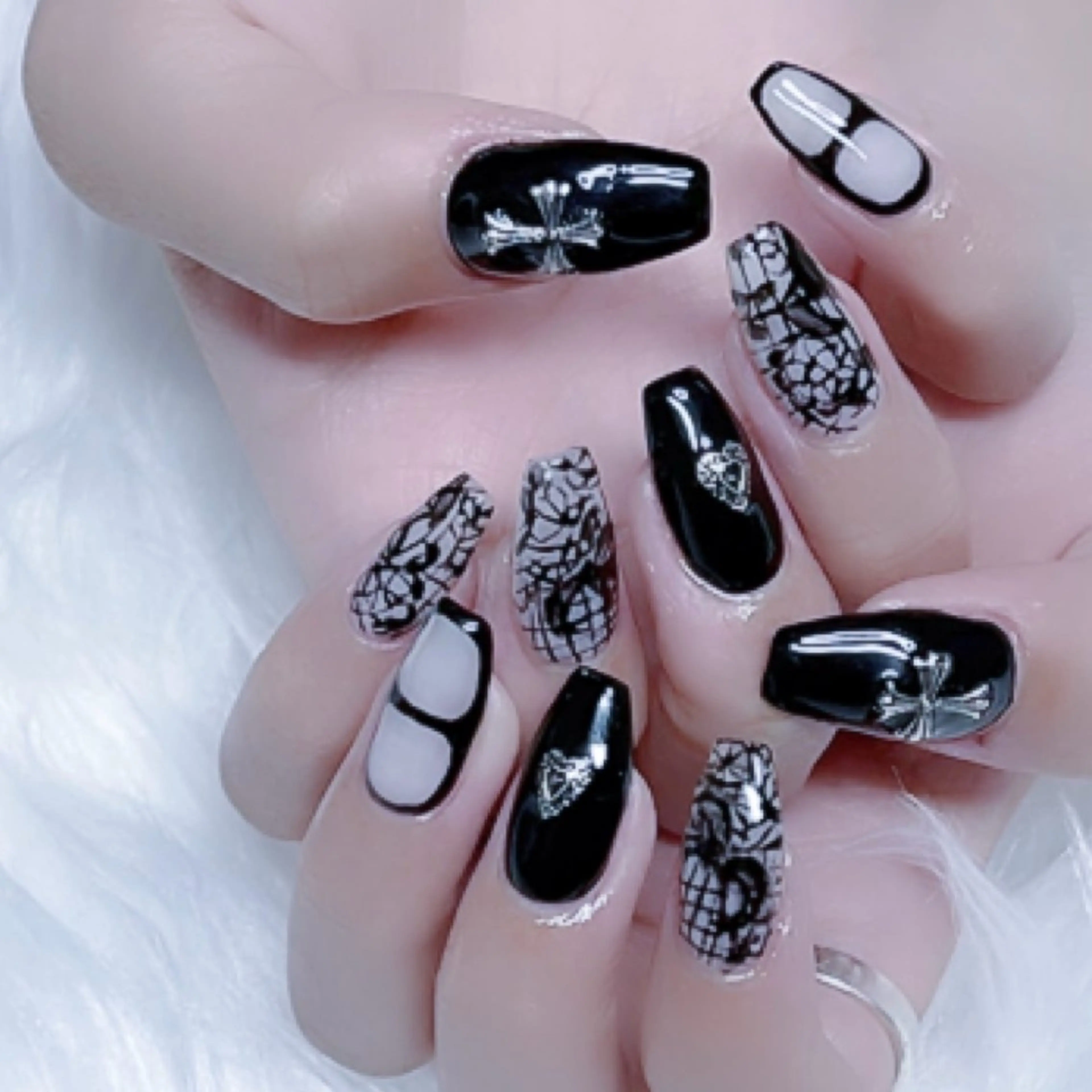 ネイル ジェルネイル ハート ホログラムネイル 韓国ネイル ニュアンスネイル 🎀池袋heart nail🎀のネイルデザイン