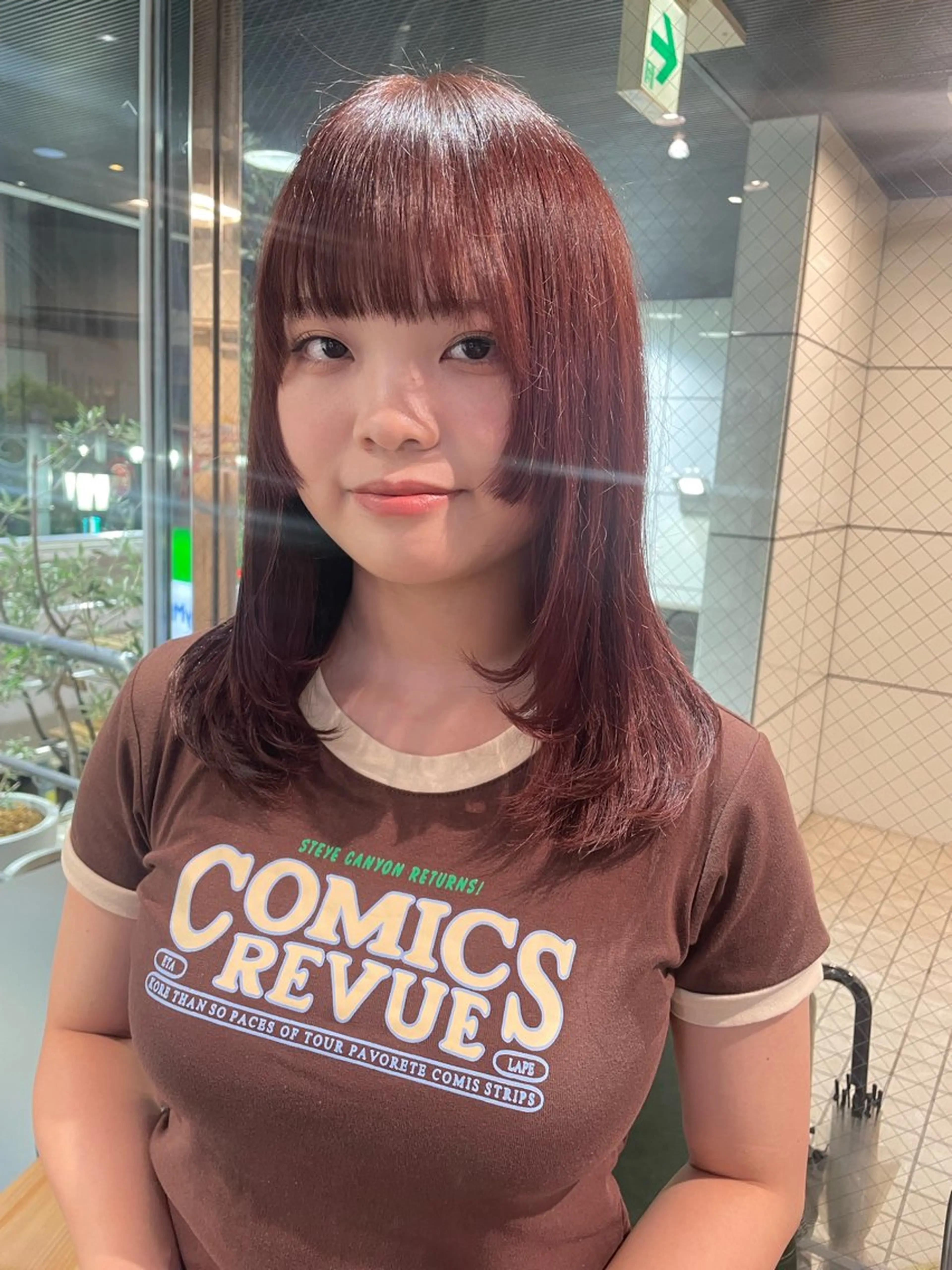 ミディアム カラー ミディアムパーマ ハイトーンカラー 学生 カット ヘアカラー メンズ/ブリーチなし サクラ🌸のヘアスタイル