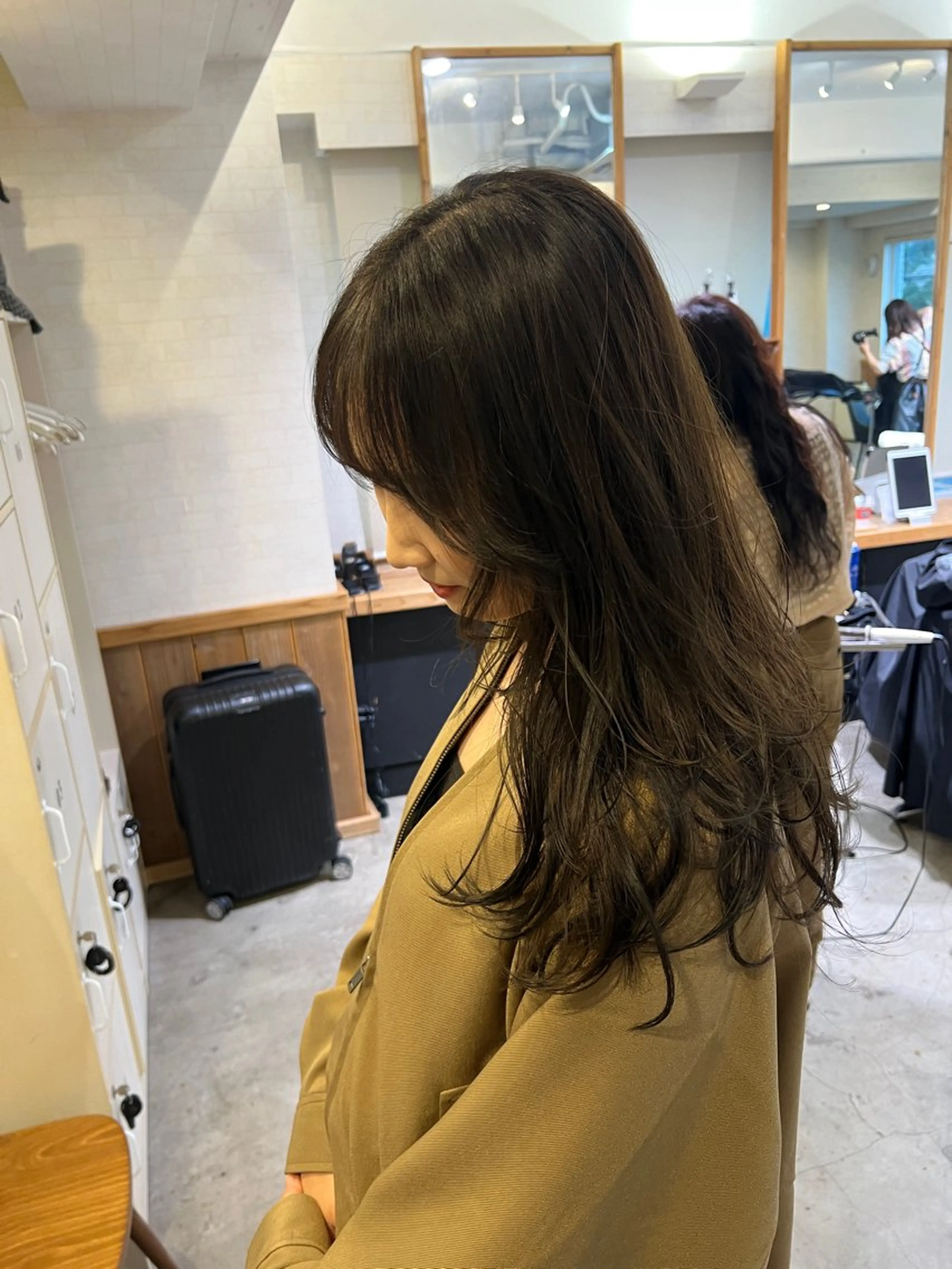 ロング ハッシュカット レイヤーカット カット 舘野 太嘉宏のヘアスタイル
