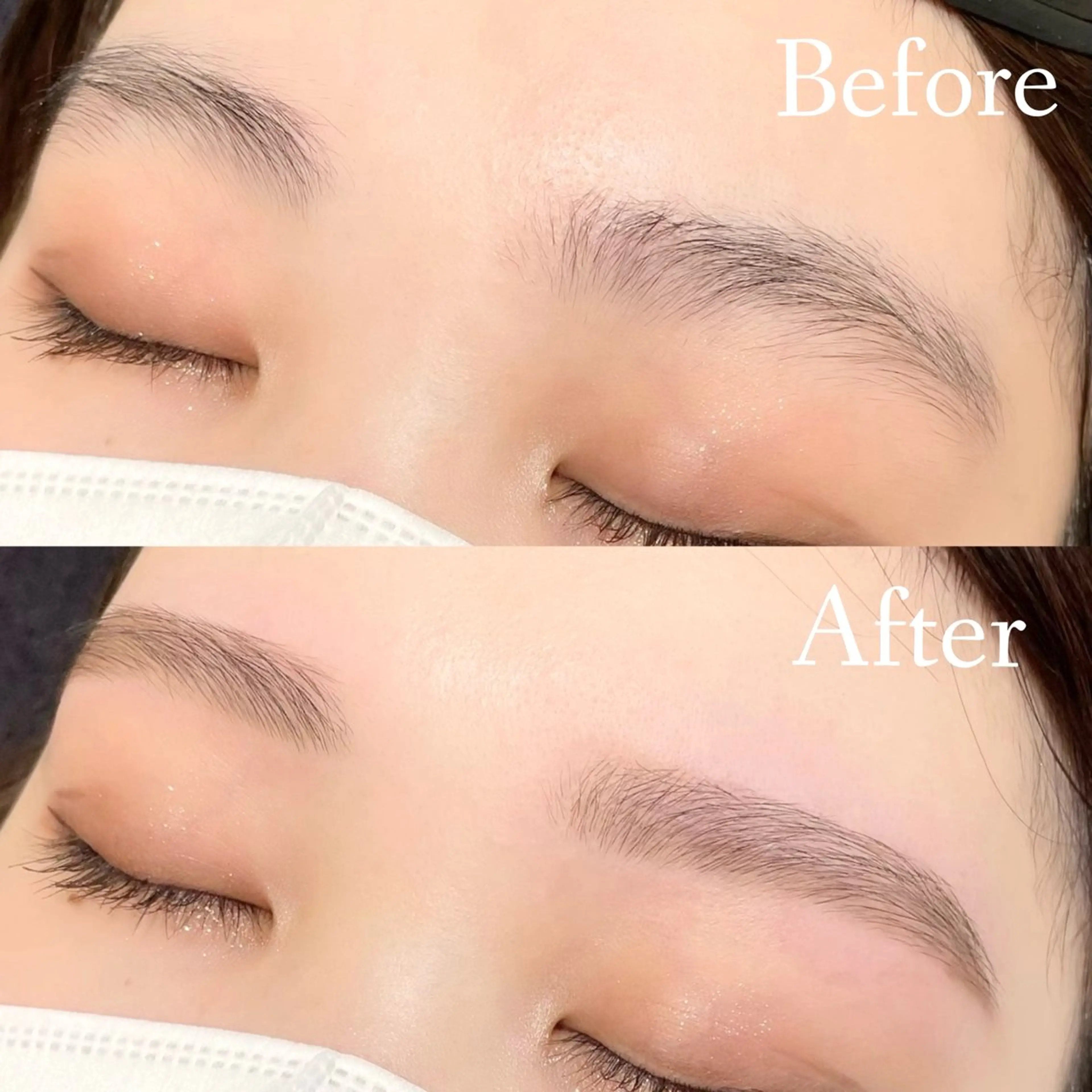 アイブロウ ワックス脱毛 GO TODAY SHAiRE SALON所属・syuri ☽の眉毛・アイブロウイメージ