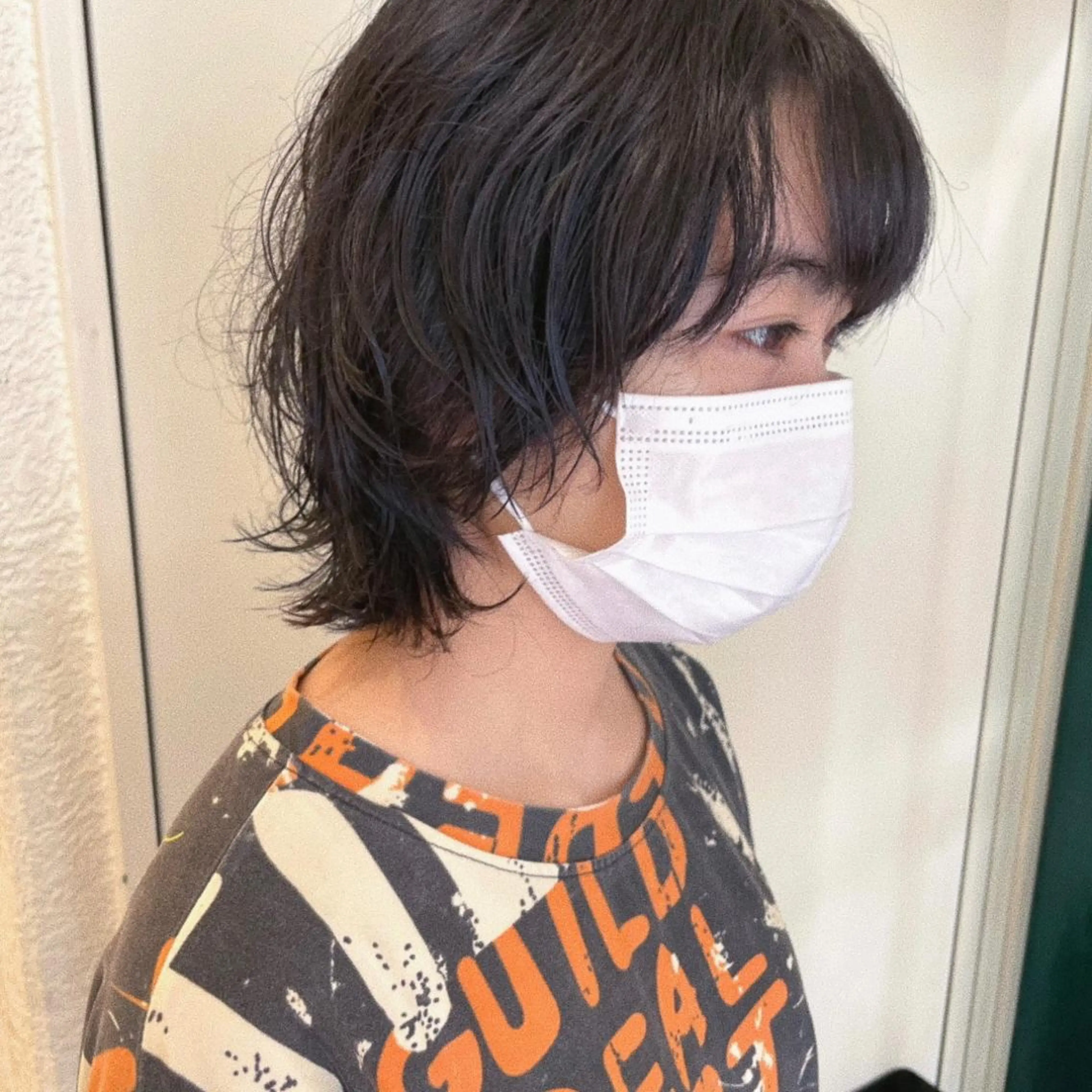ショート パーマ レイヤーカット ウルフカット カット Anytime所属・はるか 💐 お悩み改善美容師のヘアスタイル