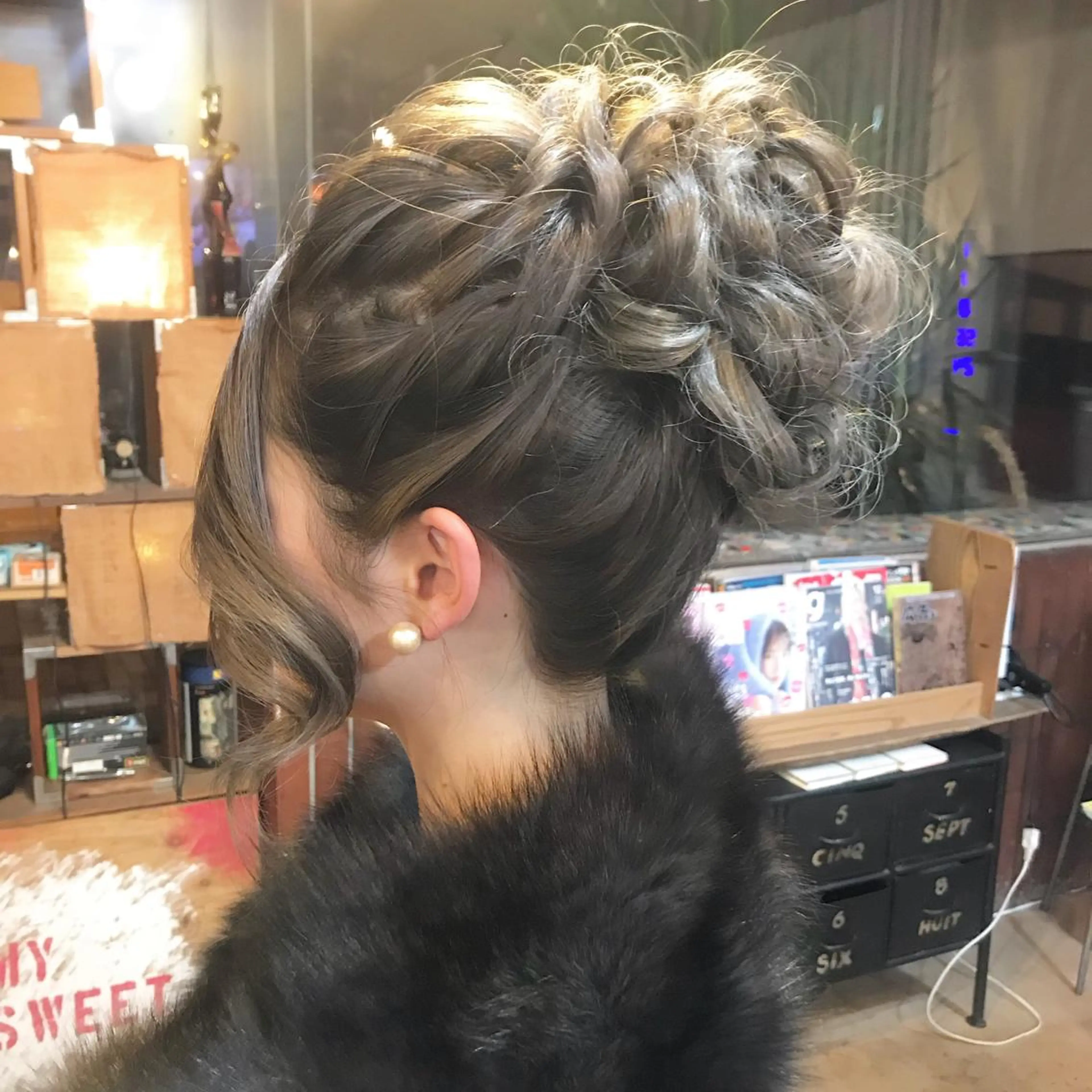 ヘアアレンジ ヘアセット 玉木 育実のヘアスタイル