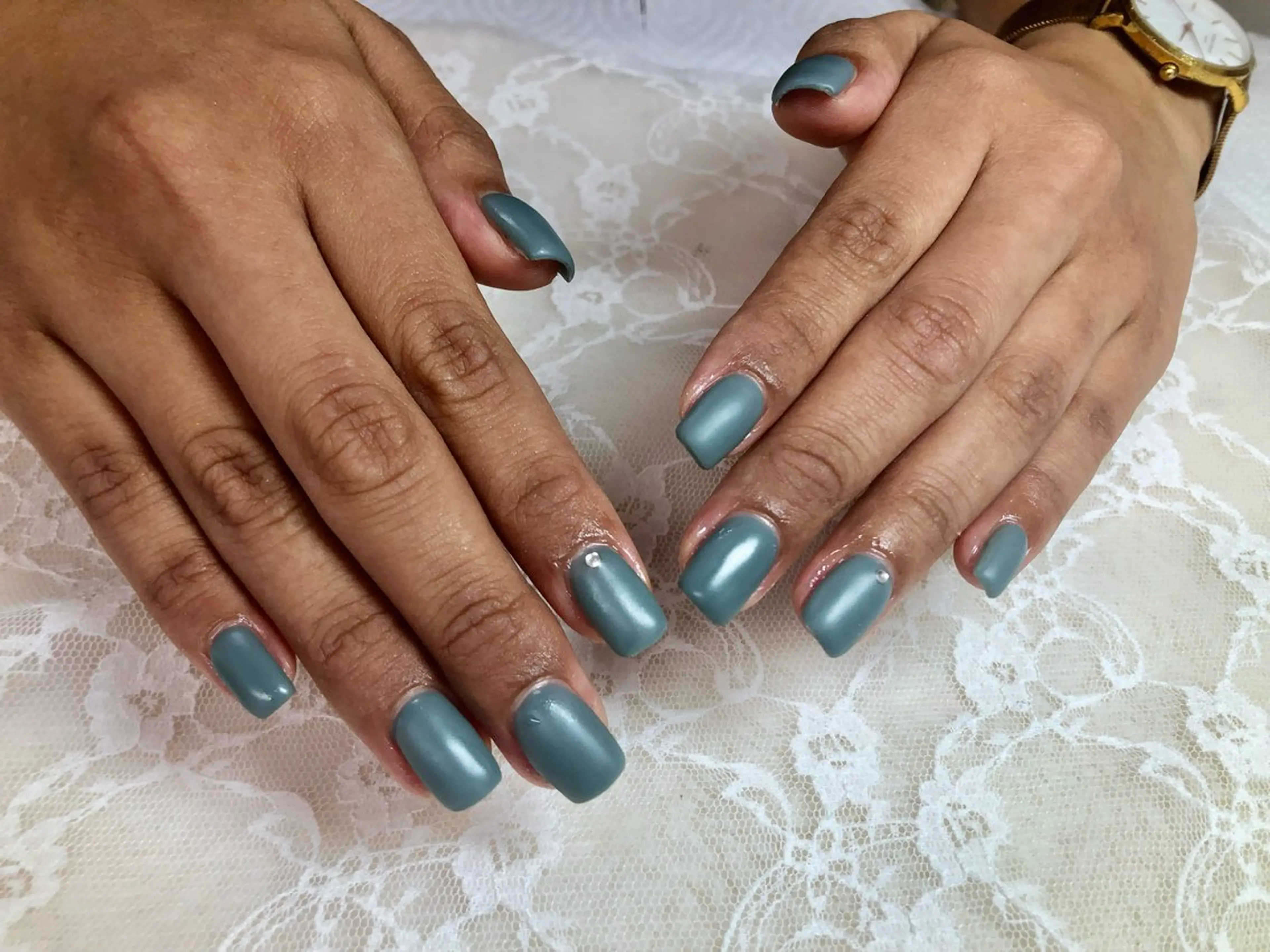 カラー ハンドネイル ハンドケア 心斎橋Salon Epokkuのネイルデザイン
