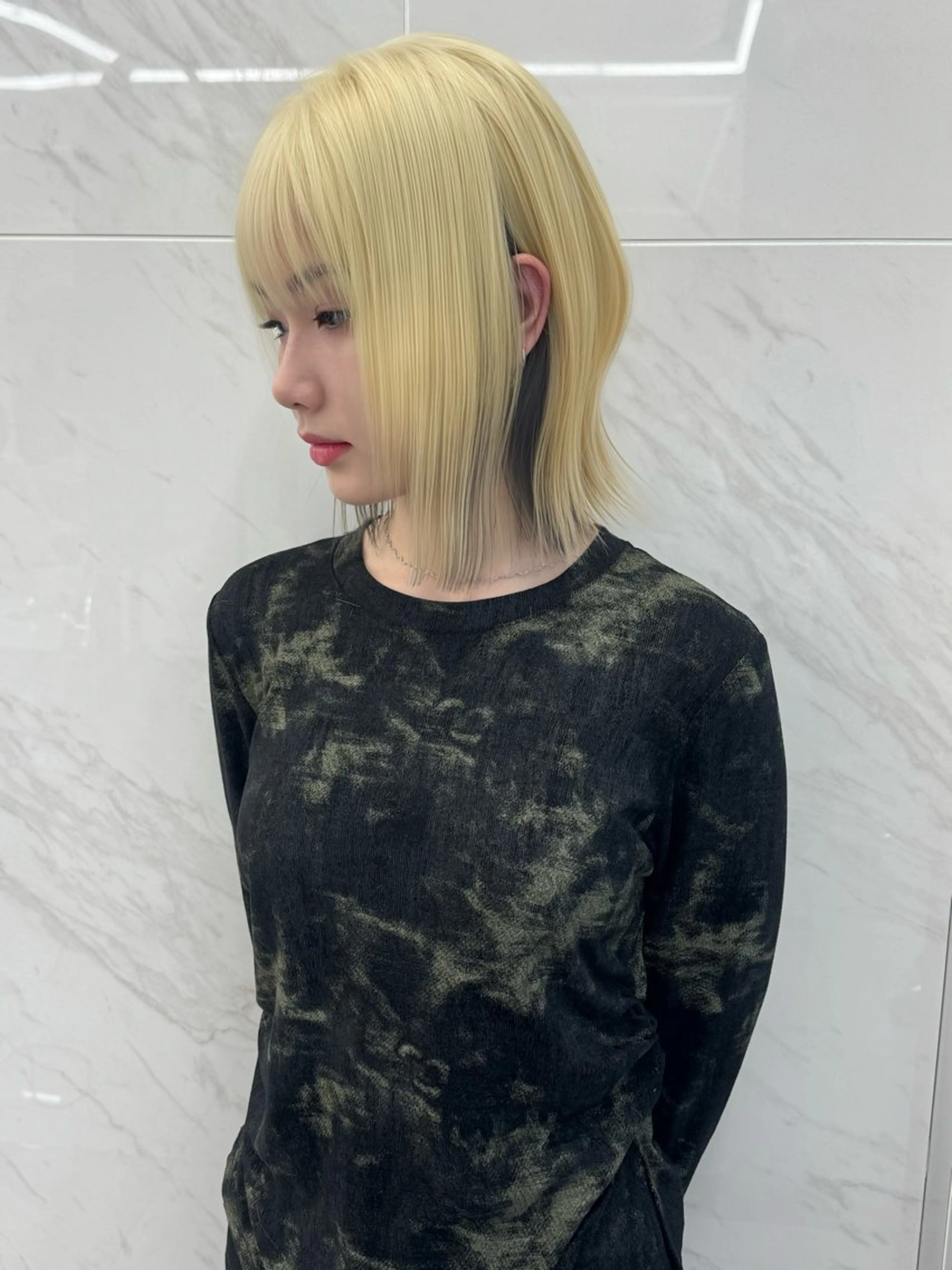 ショート カラー ヘアカラー ヘアセット 栄美容師/kiti /ボブ/ケントのヘアスタイル