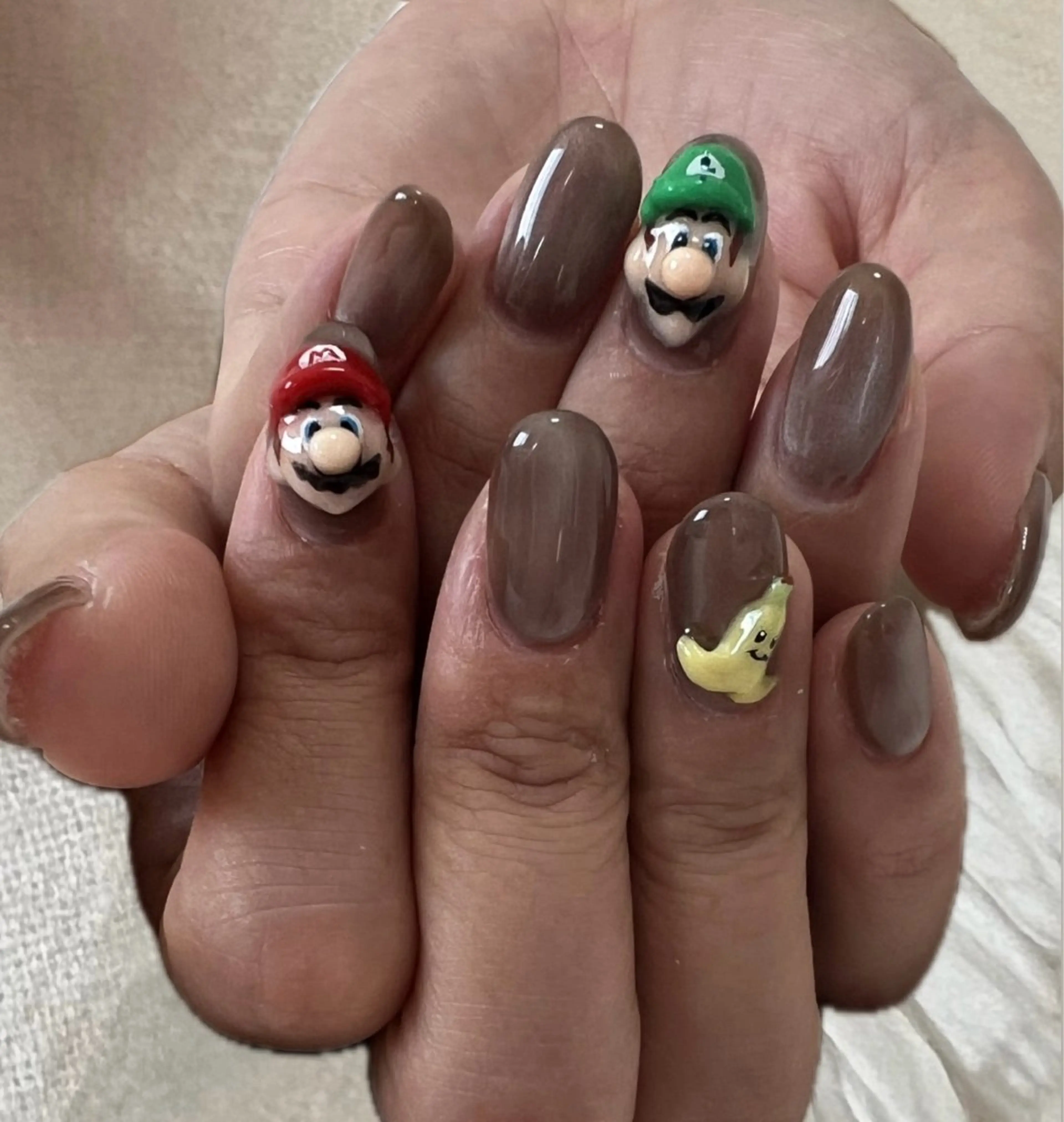 キャラクターネイル　2個まで⭐️の写真