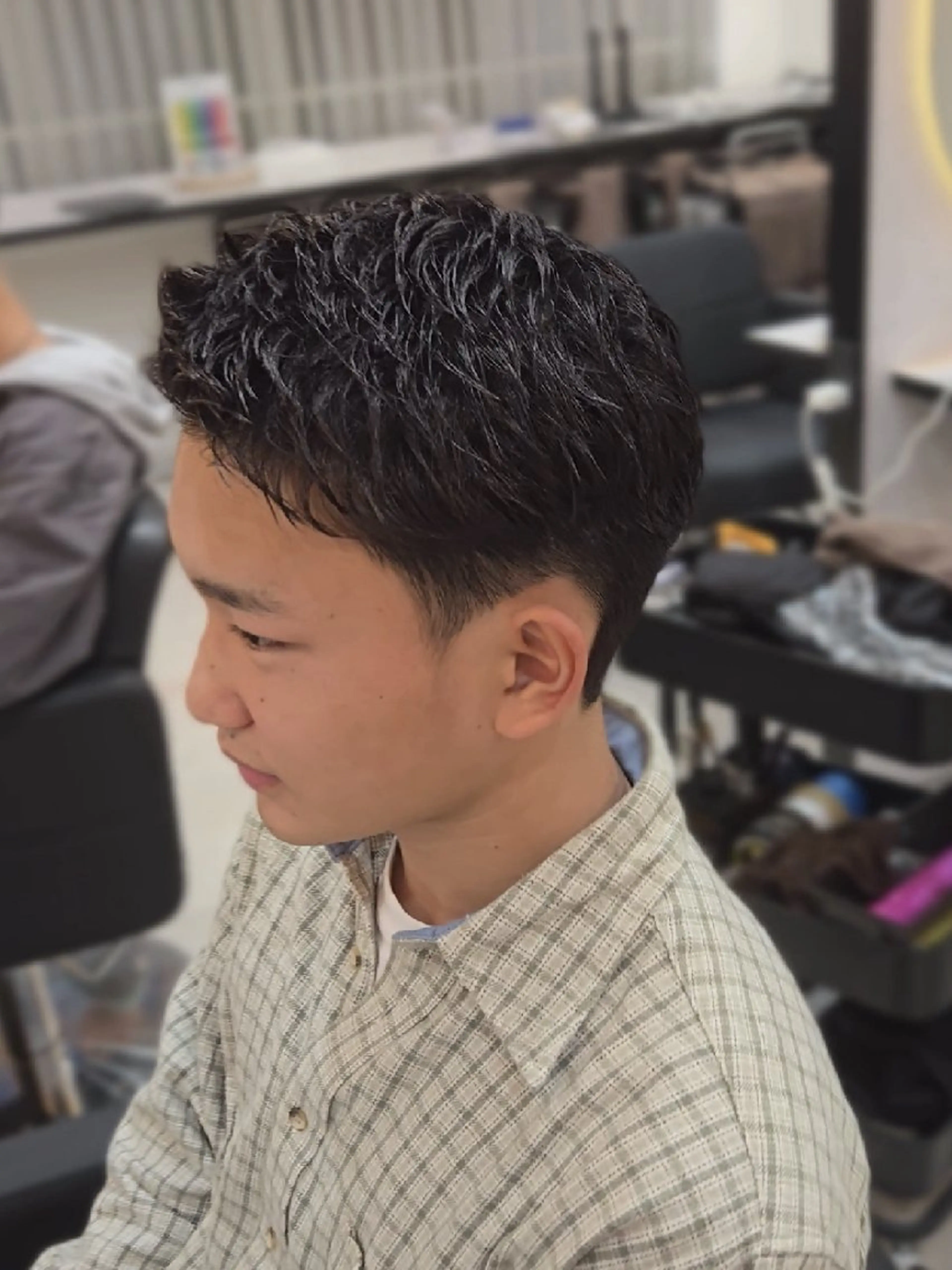 メンズ ショート スパイキーショート 刈り上げ ショートヘア カット ヘアセット Lapis 名古屋駅前店所属・LEN名古屋/パーマ 海外ヘア/メンズ特化のヘアスタイル
