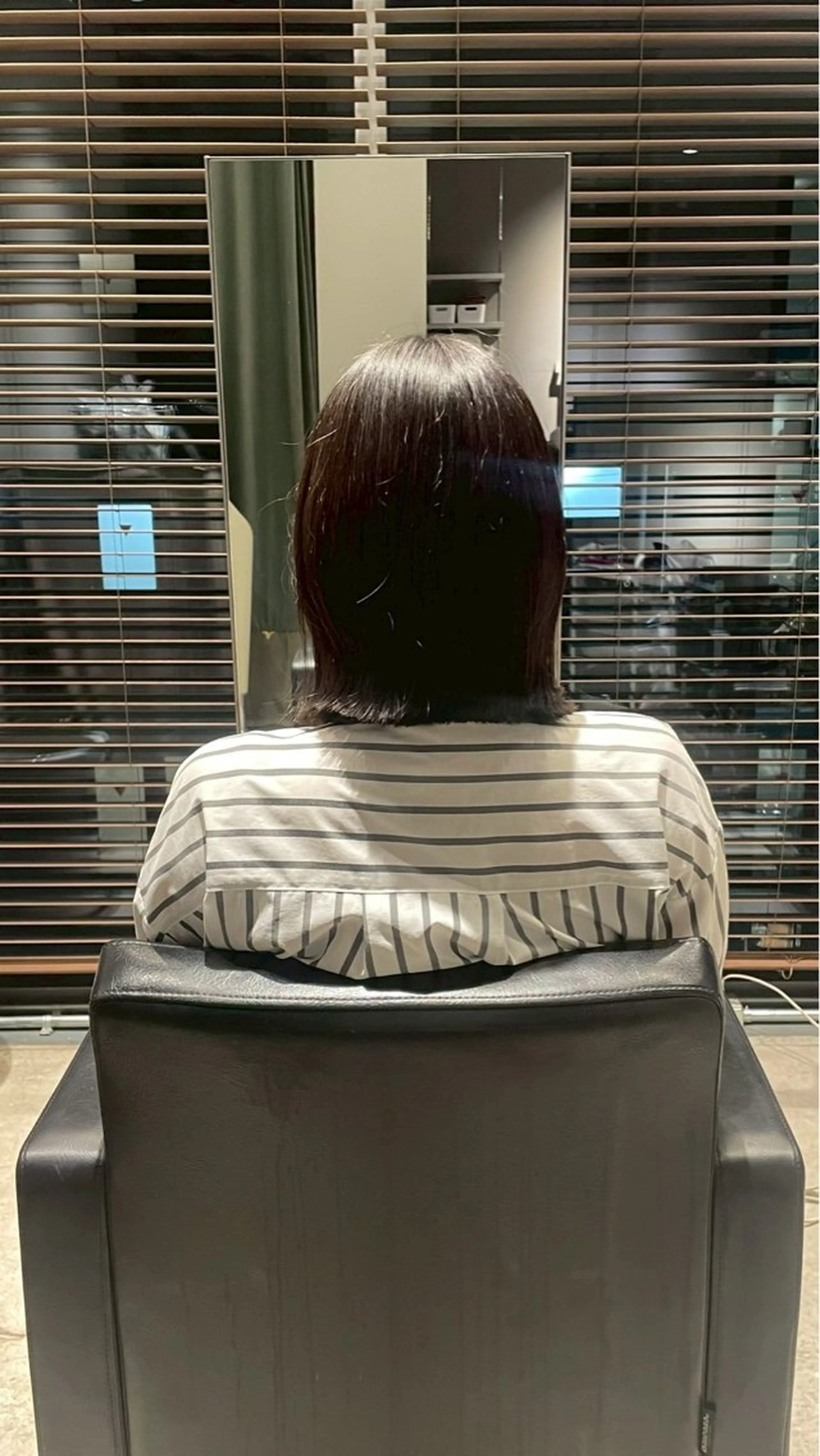ミディアム ボブ S.COEUR×Cu 枚方T-SITE店所属・メンズカット/ショー トカット/モデル募集のヘアスタイル