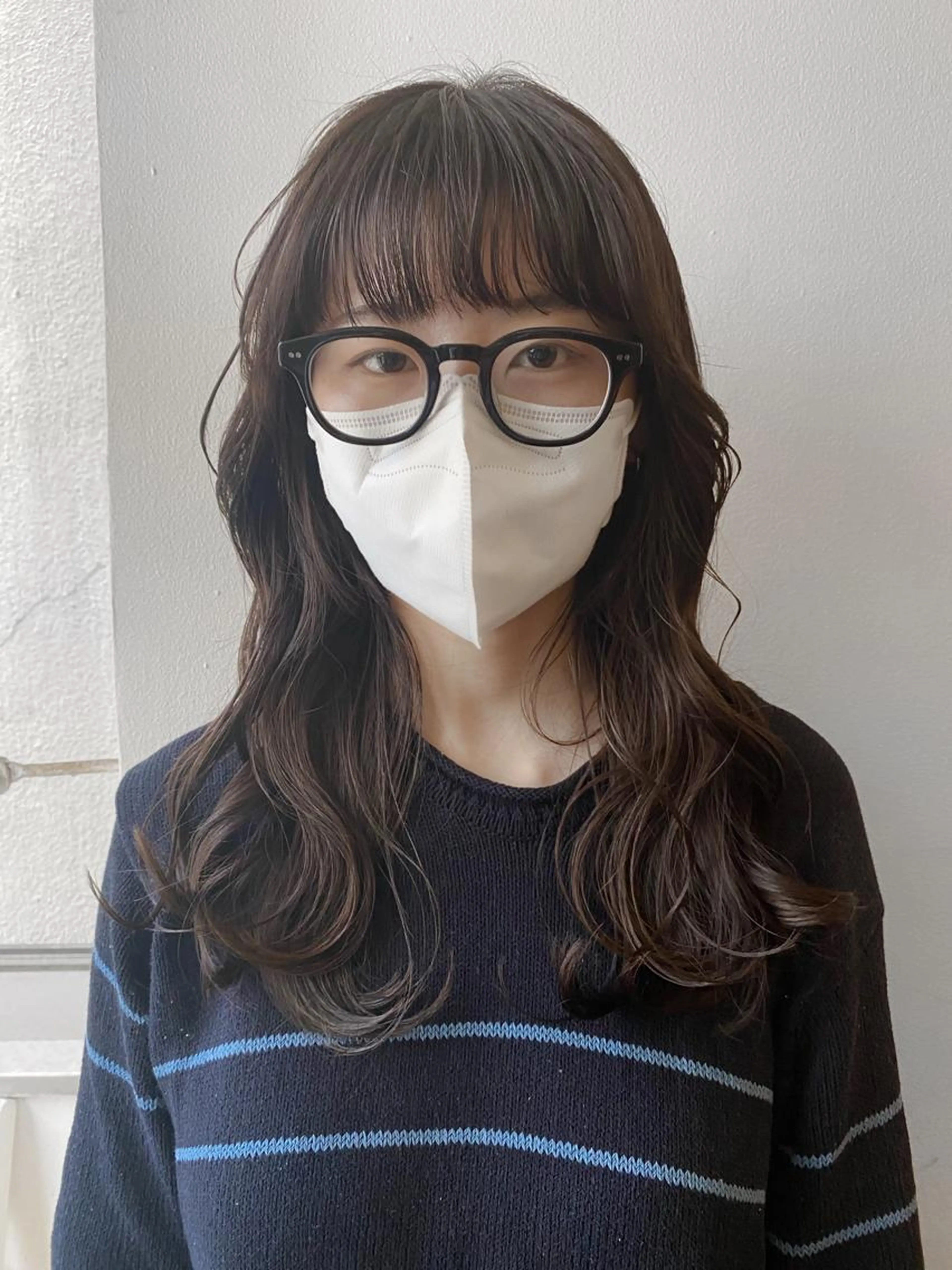 似合わせ　カット＋ニュアンス前髪パーマの写真