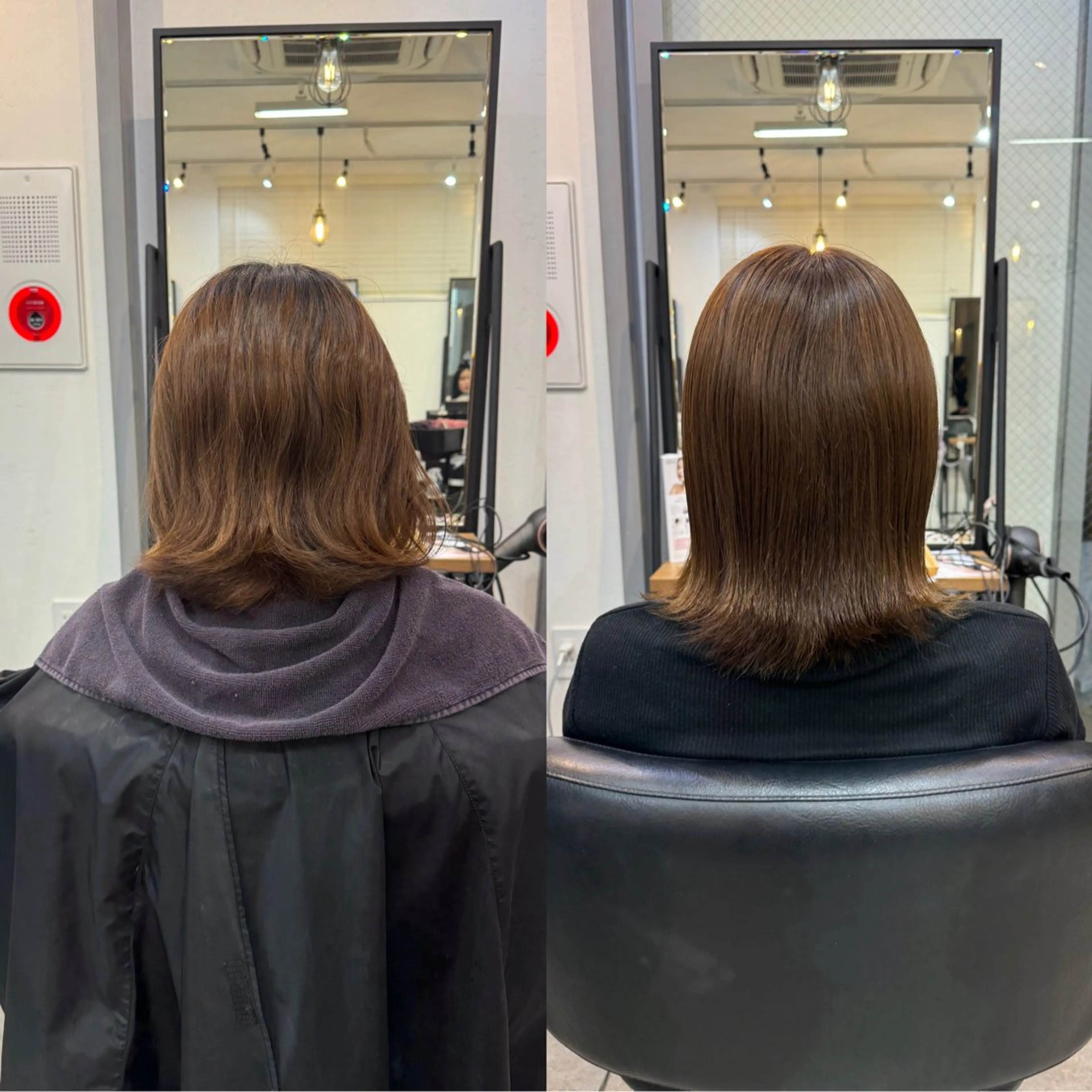 ショート カラー ヘアカラー トリートメント 髙橋 李里亜のヘアスタイル