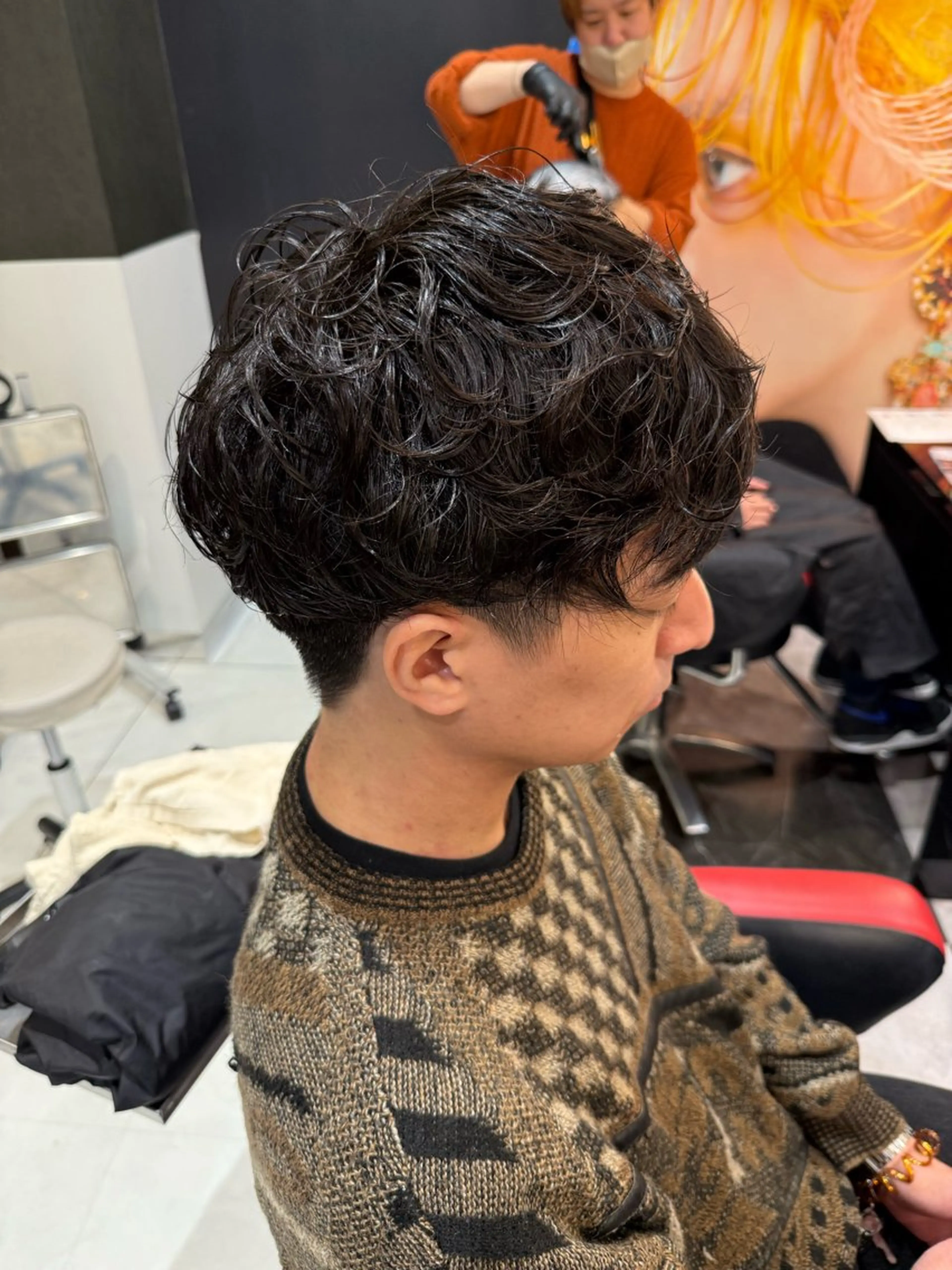 パーマ メンズ カット パーマ 27日はレディースモ デルのみ/KAITOのヘアスタイル