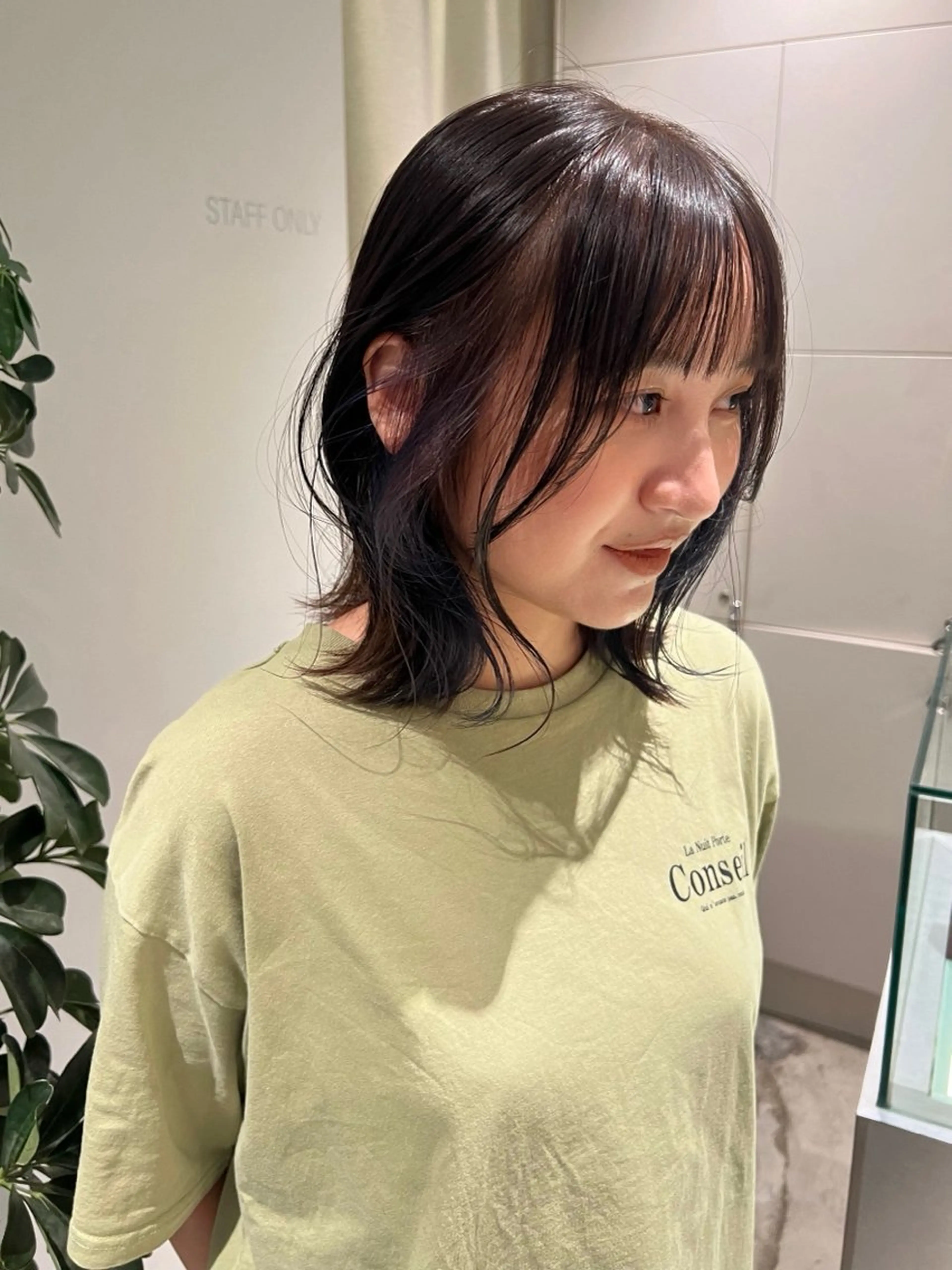 ミディアム カラー ヘアカラー HARA KOTONEのヘアスタイル