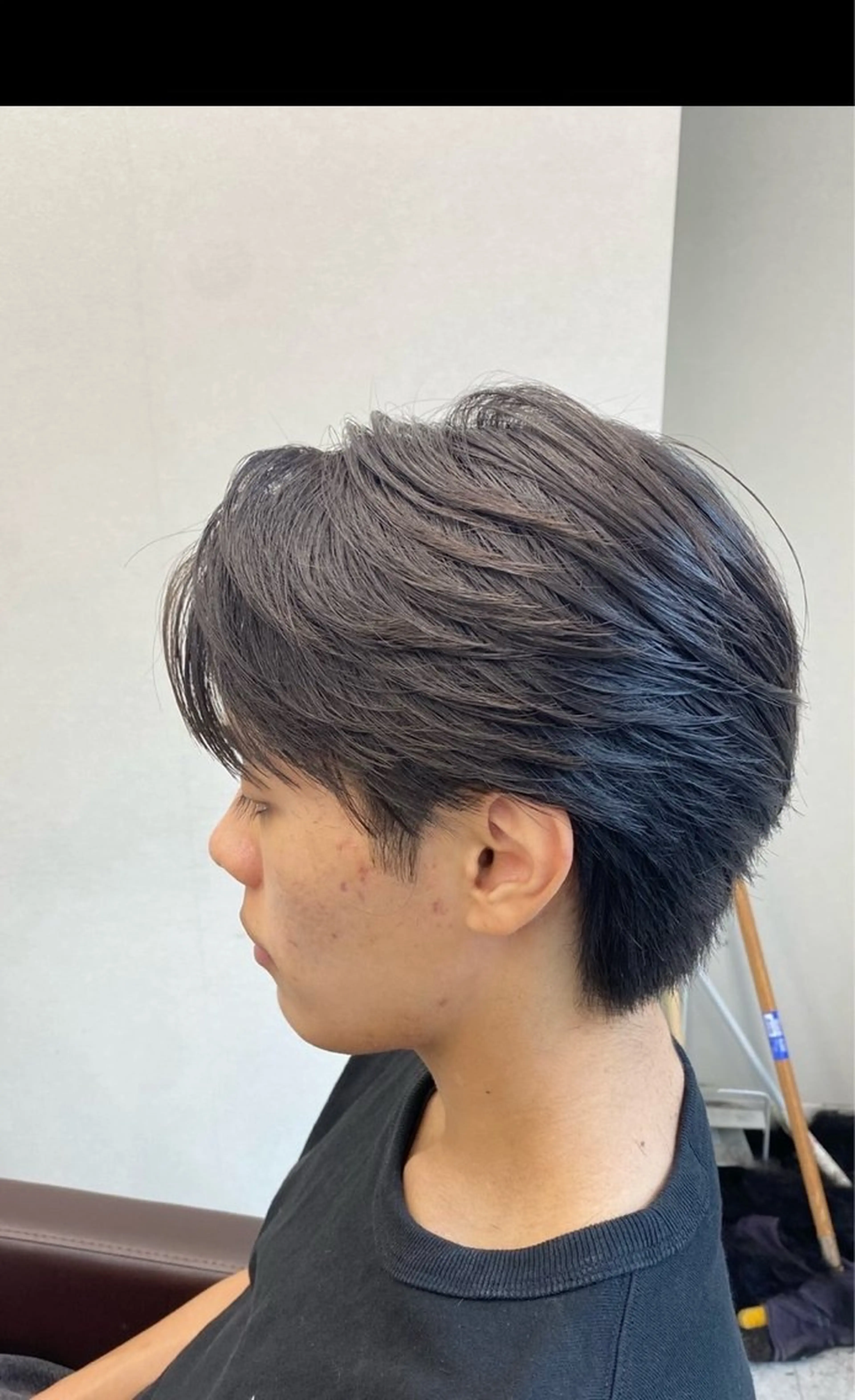 ショート メンズ カット メンズウルフ/ 毛流れ/AOTOのヘアスタイル