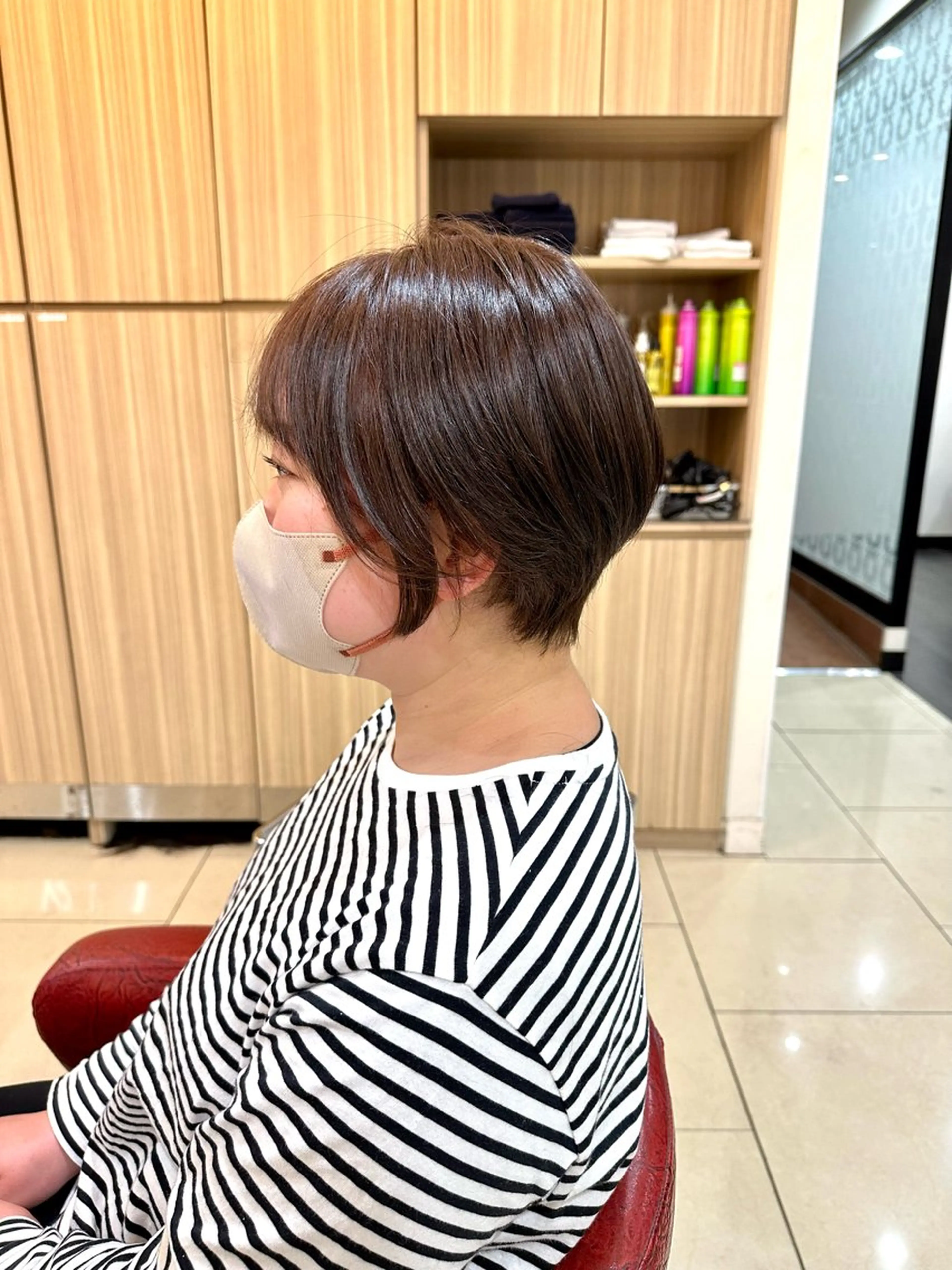 ショート カット ヘアカラー トリートメント 小坂直輝【髪質改善・ 似合わせカット】のヘアスタイル
