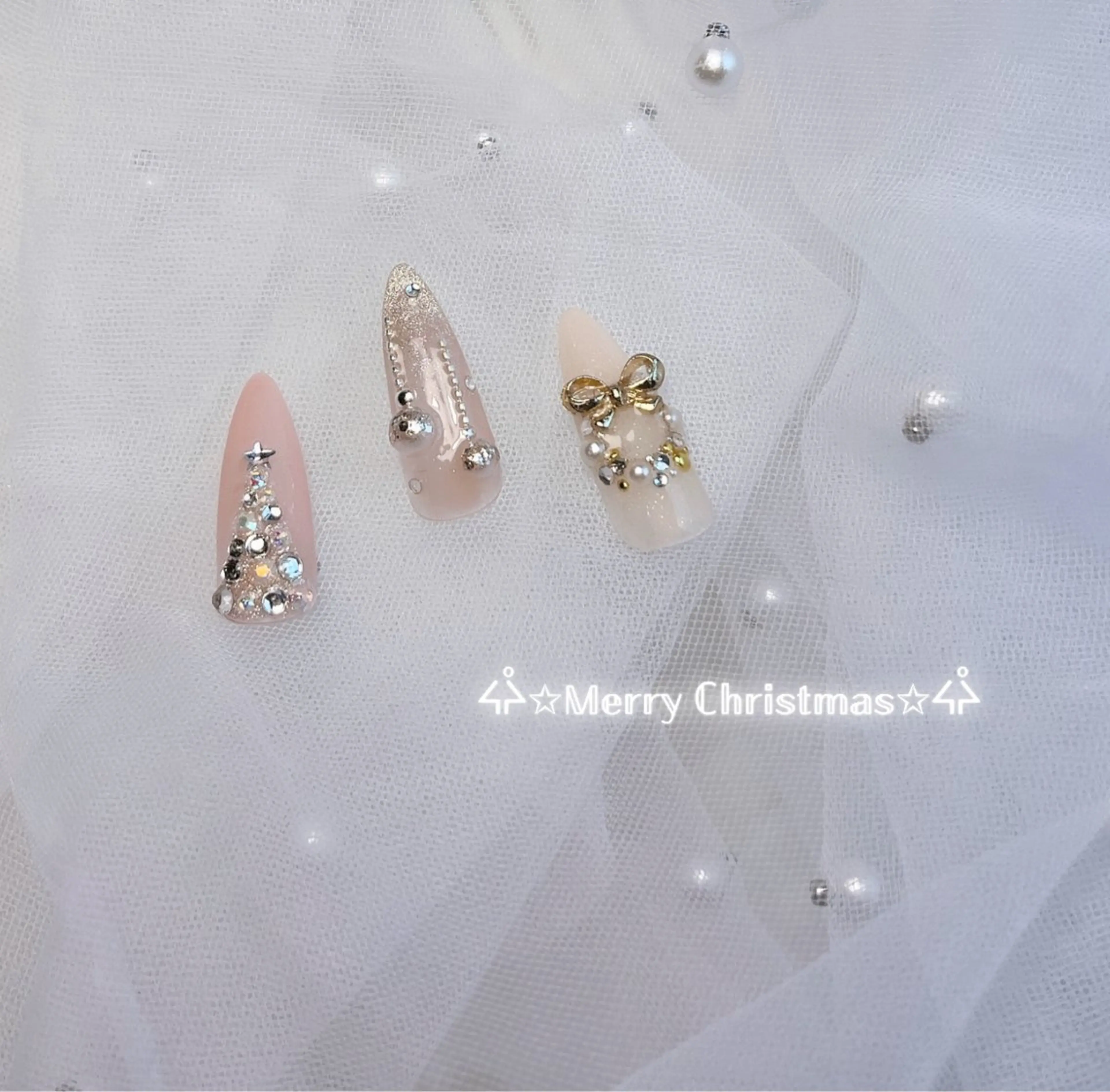 ネイル 冬ネイル クリスマス Blanche mimi所属・Blanche mimi.u_aのネイルデザイン