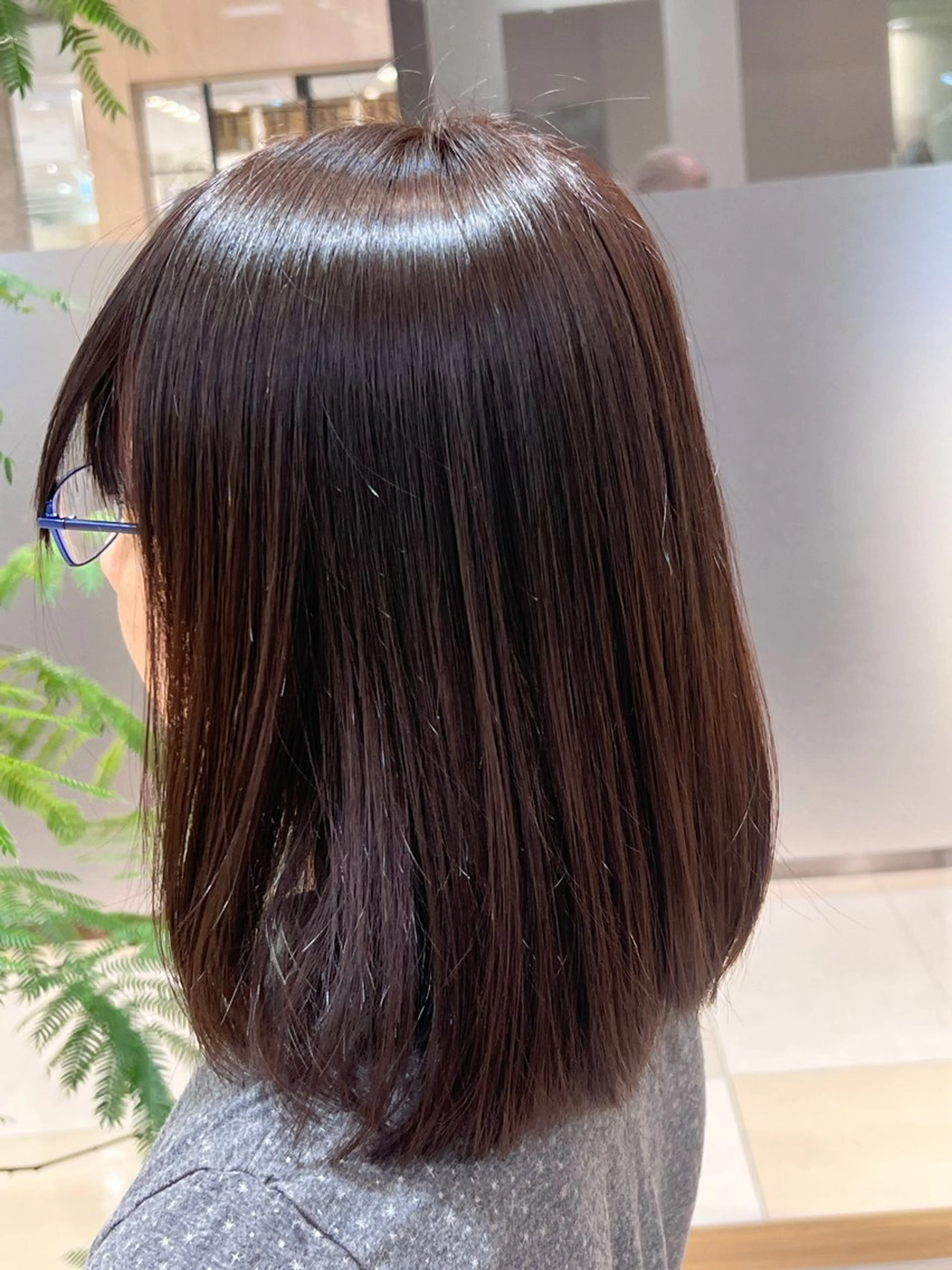 ミディアム カラー ブラウンカラー 中田 昂汰のヘアスタイル