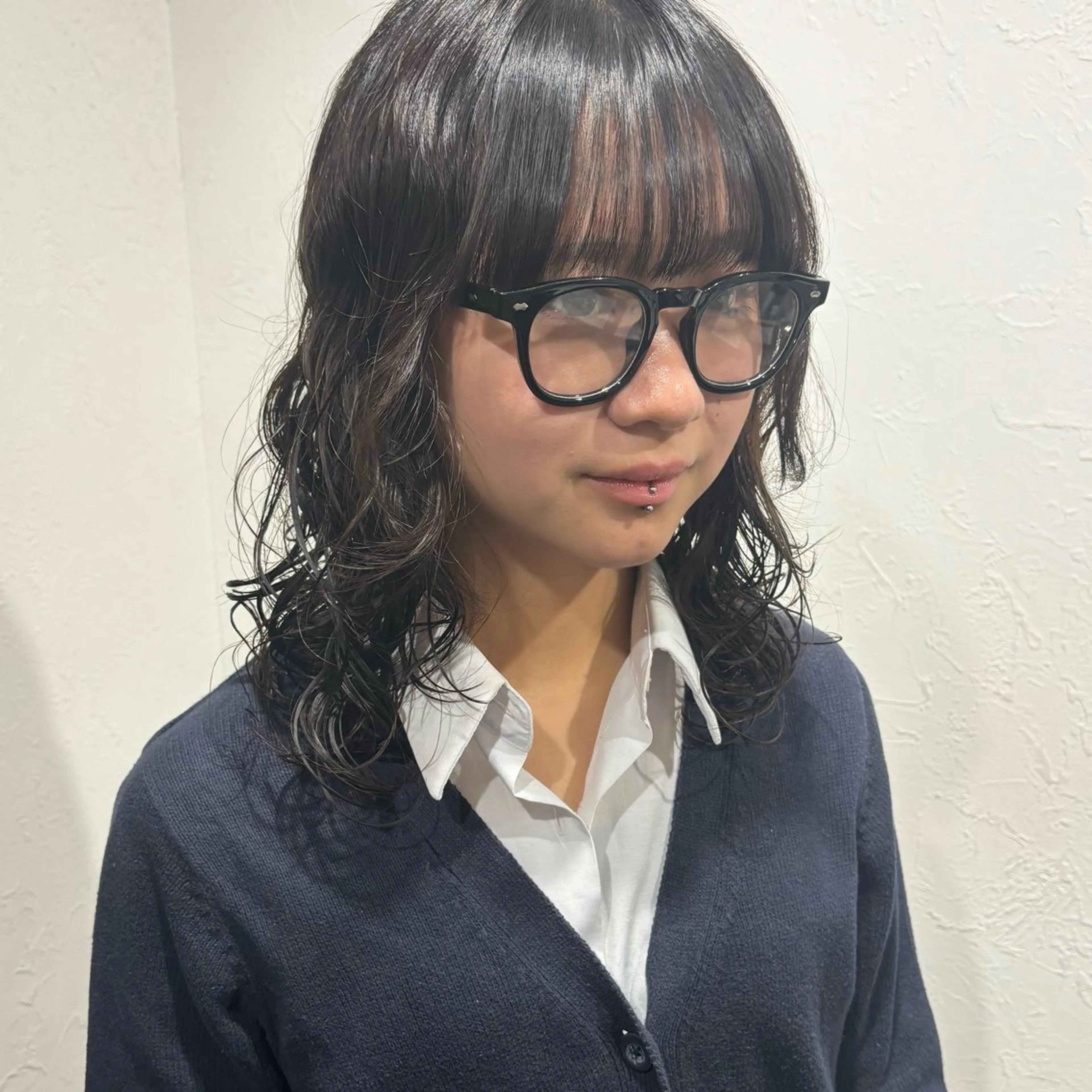 ミディアム パーマ ミディアムパーマ 髪質改善/縮毛矯正/ 暖色カラー🎀🪞のヘアスタイル