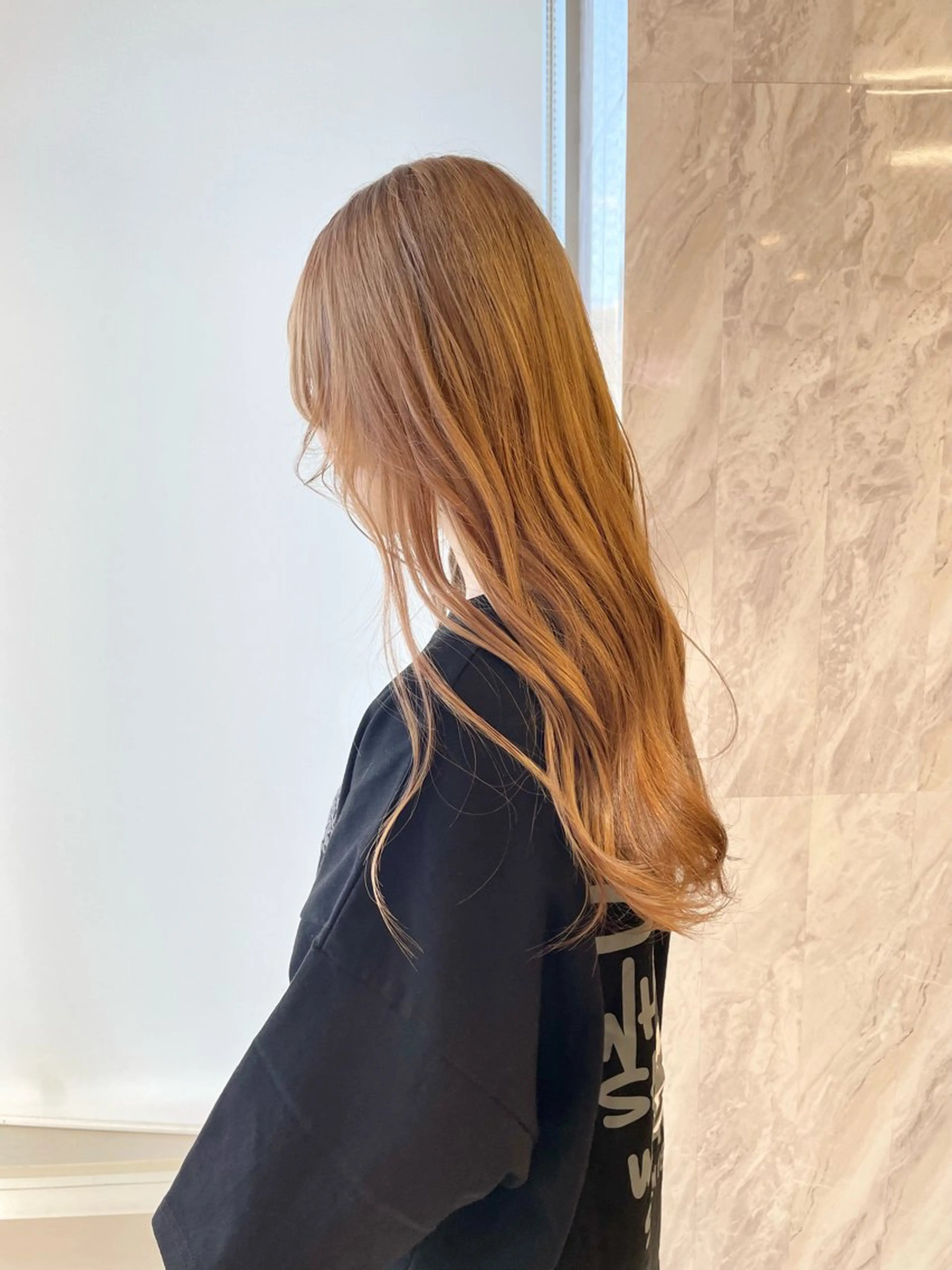 セミロング カット ヘアカラー トリートメント ヘアセット 🎗井上 竜 ブリーチ指名No.1のヘアスタイル