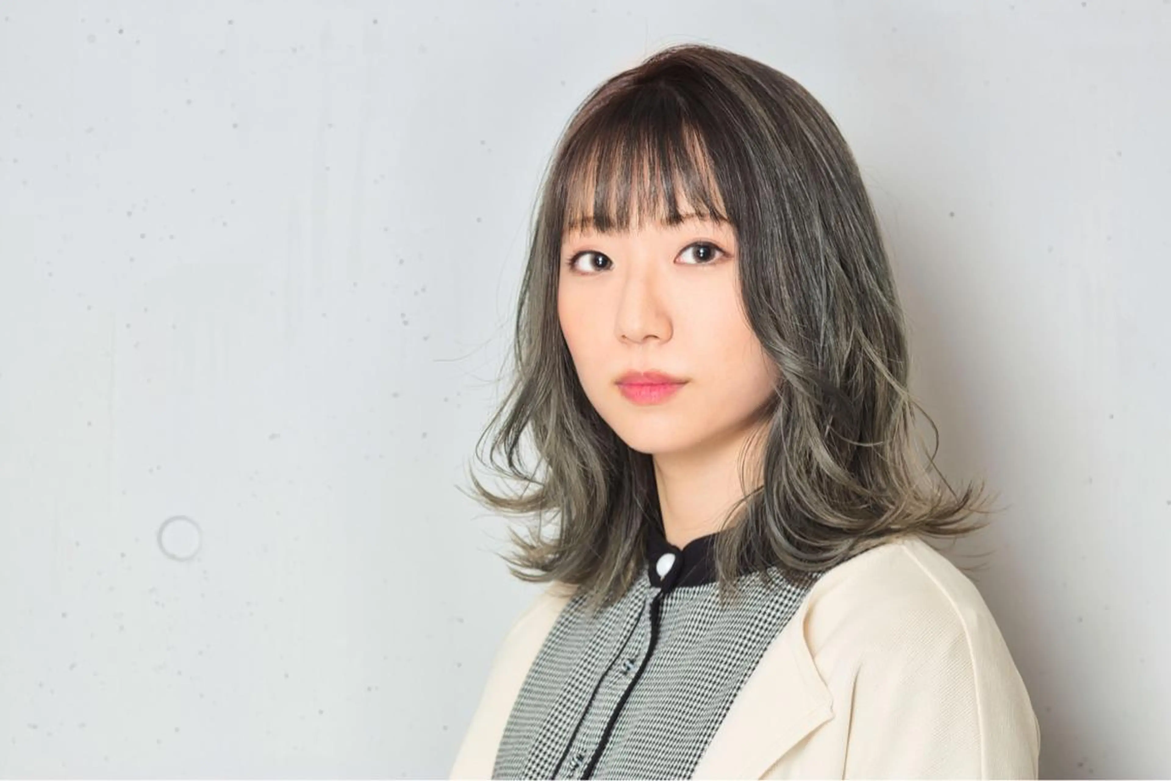 ミディアム カット ヘアカラー トリートメント hair salon rita 野々市所属・中野 幹也のヘアスタイル