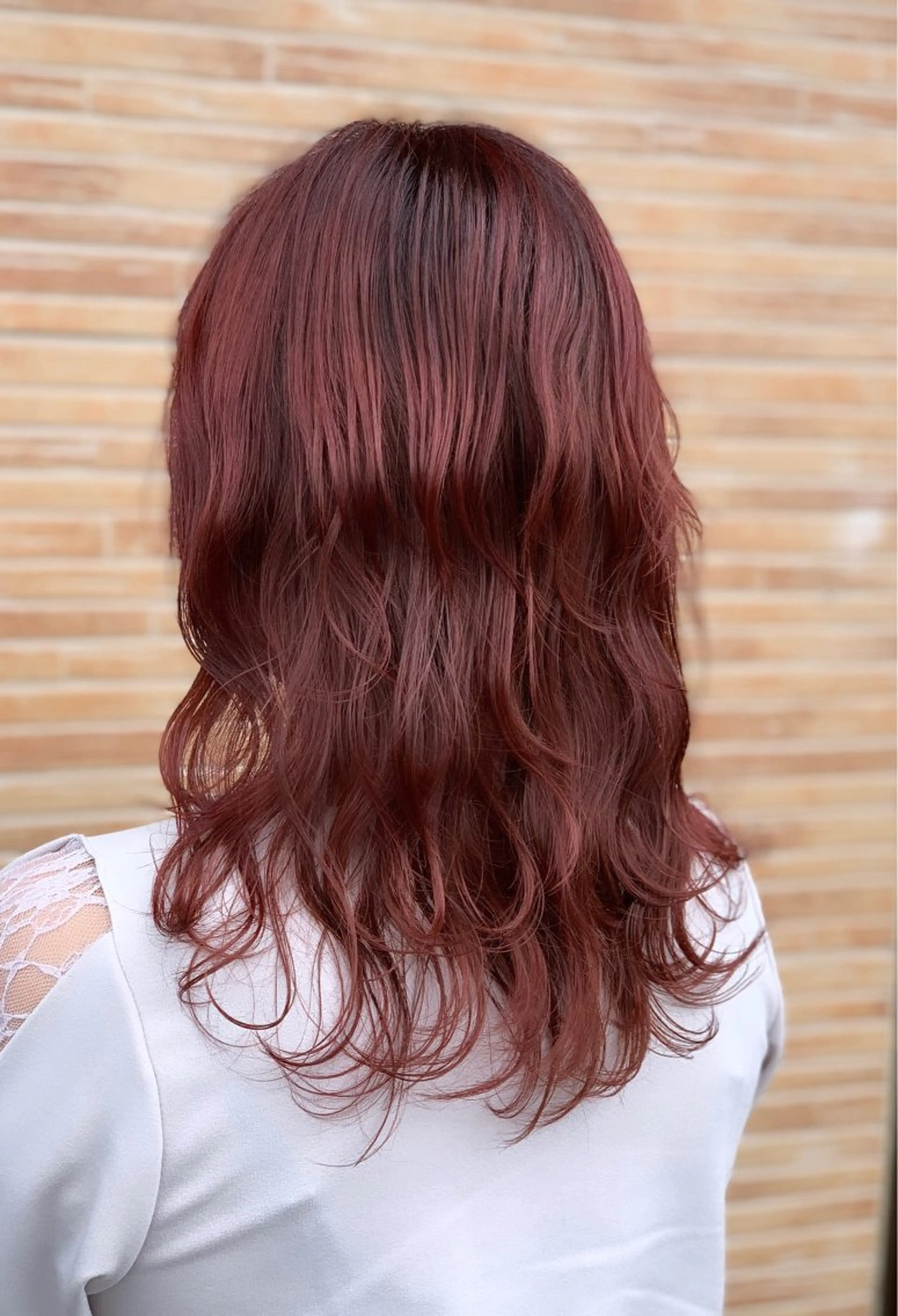 ロング ボブ 顔まわりレイヤー 顔周りカット ハイライト 韓国風ヘア ank classic hair【アンククラシックヘアー】所属・ハイライト職人撮影 モデル募集！齋藤祐哉のヘアスタイル