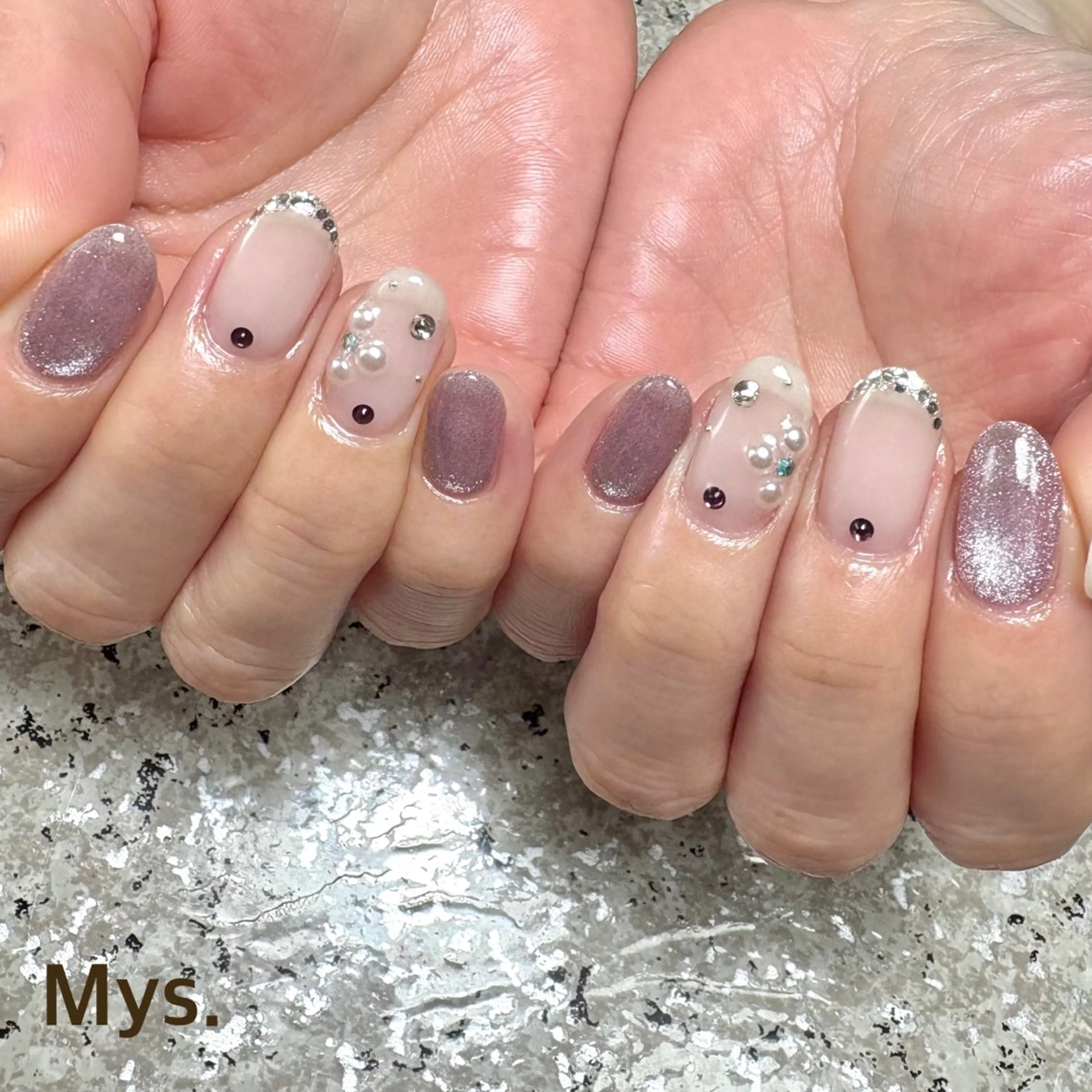 ネイル ハンドネイル Mys. 三上紗紀のネイルデザイン