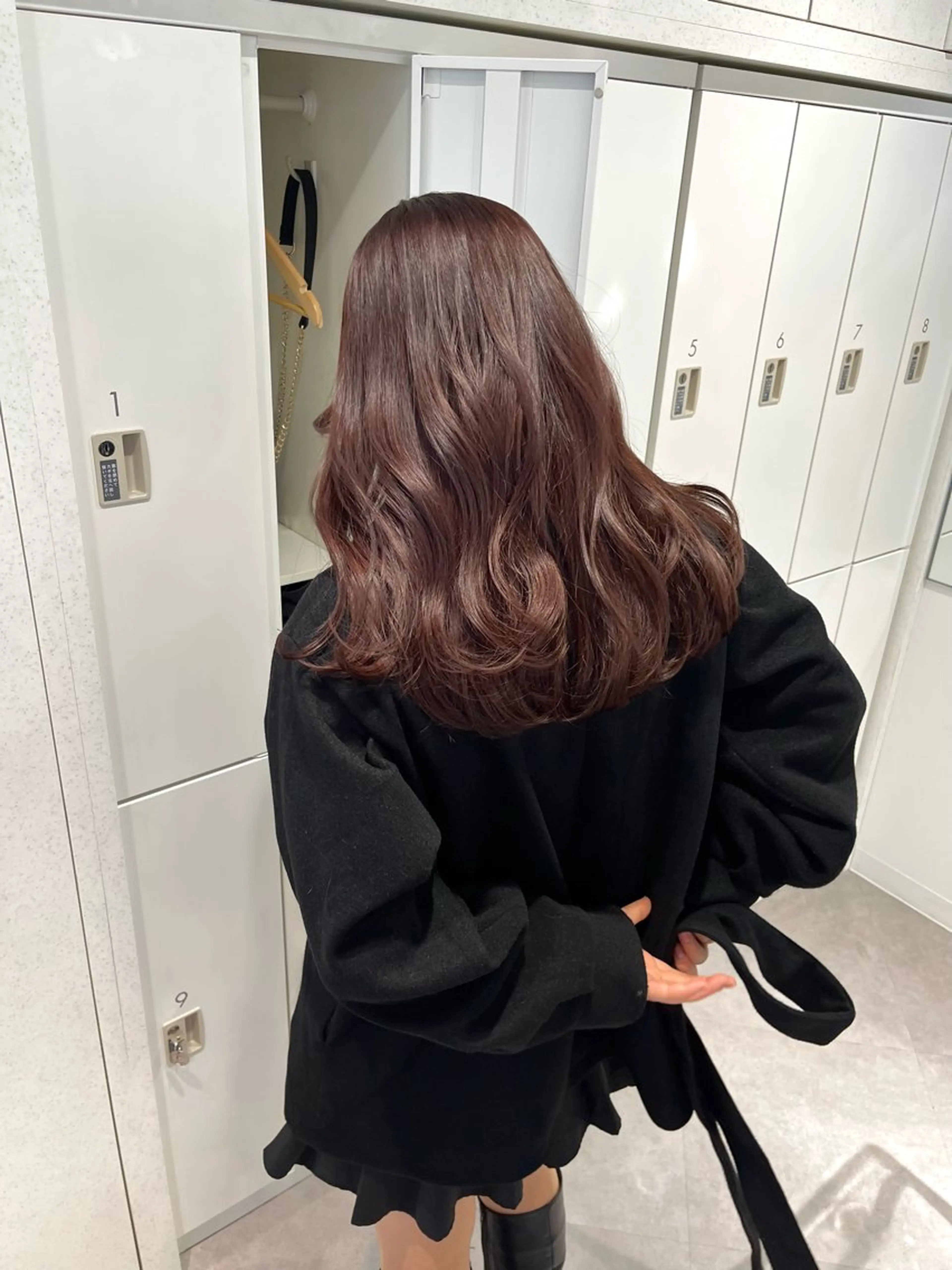 ロング カラー カット ヘアカラー トリートメント 新宿/韓国ヘアレイヤ ー/髪質改善/岡崎のヘアスタイル