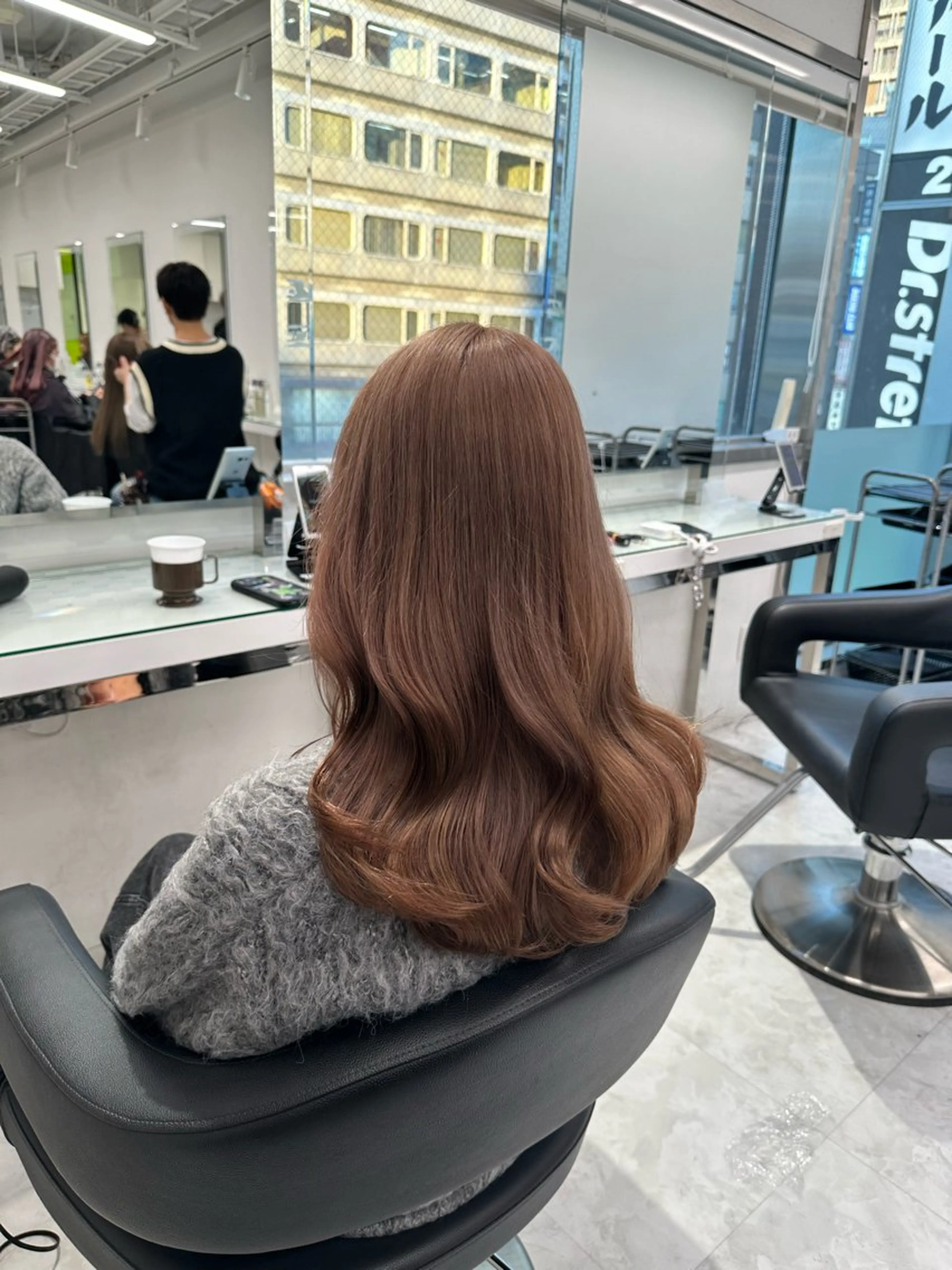 カラー マンツーマン/原宿/ 透明感カラー⭐️のヘアスタイル