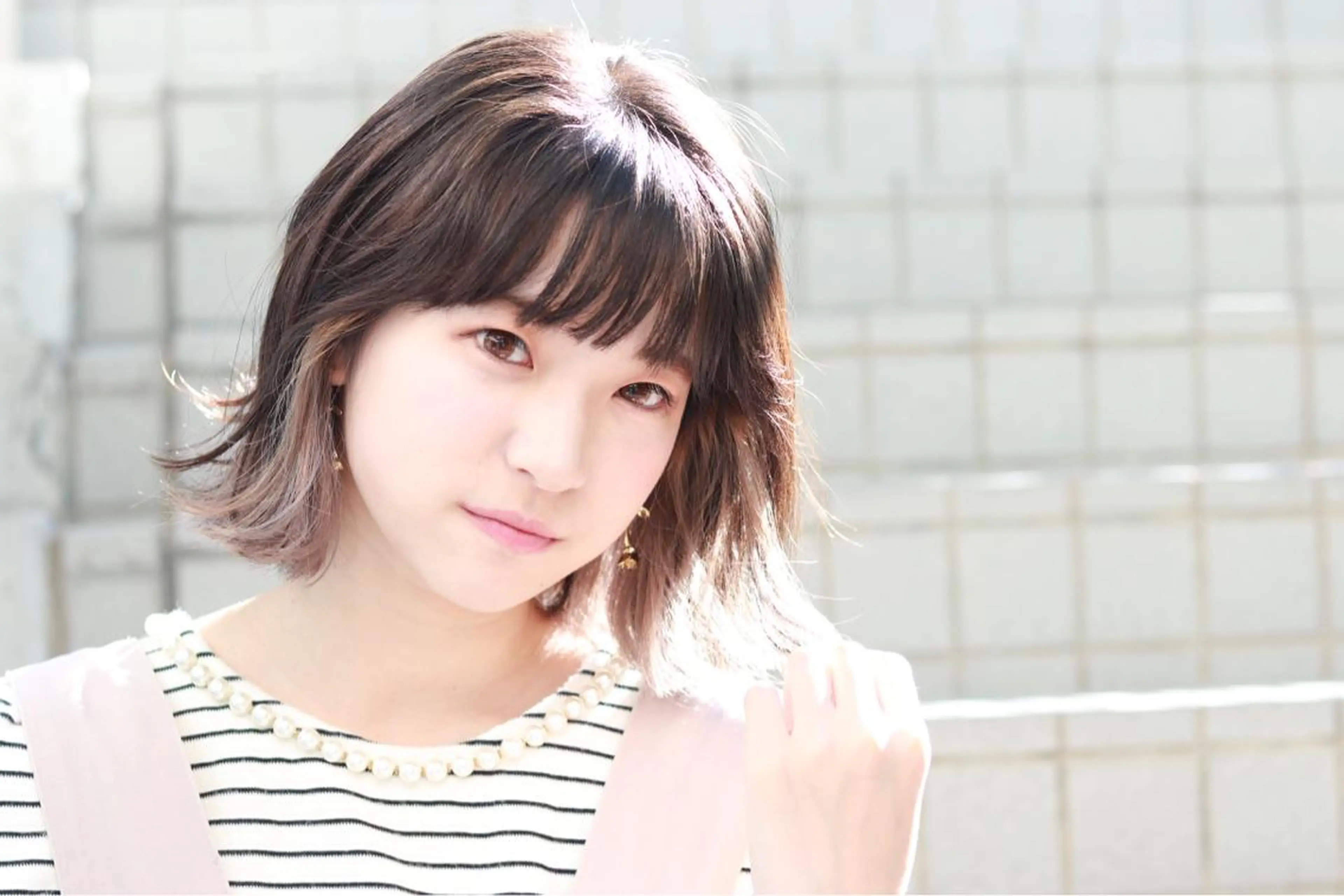 ミディアム ボブ 杉若 利彦のヘアスタイル