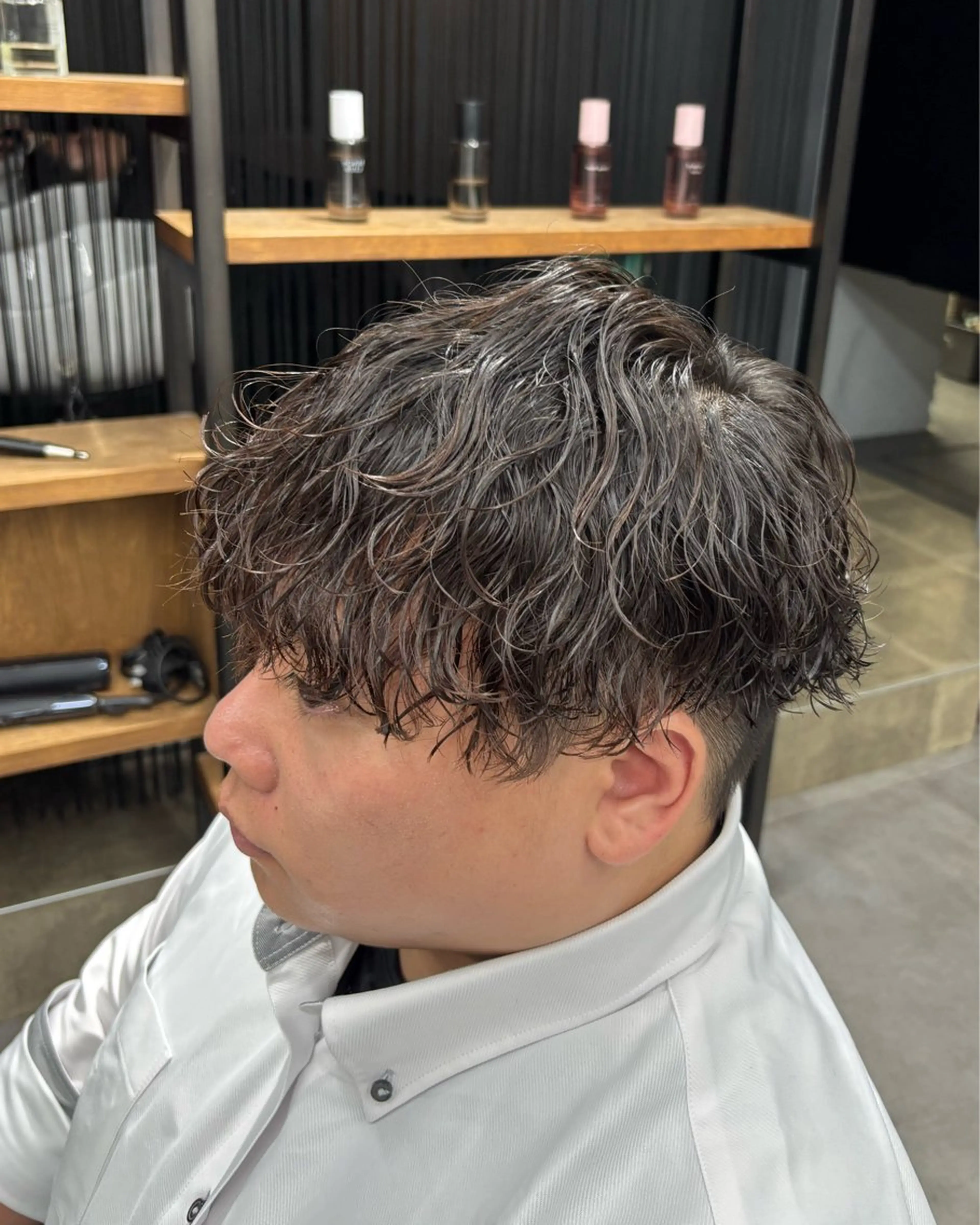 パーマ メンズ カット パーマ 波巻き/縦落ち /こーへいのヘアスタイル