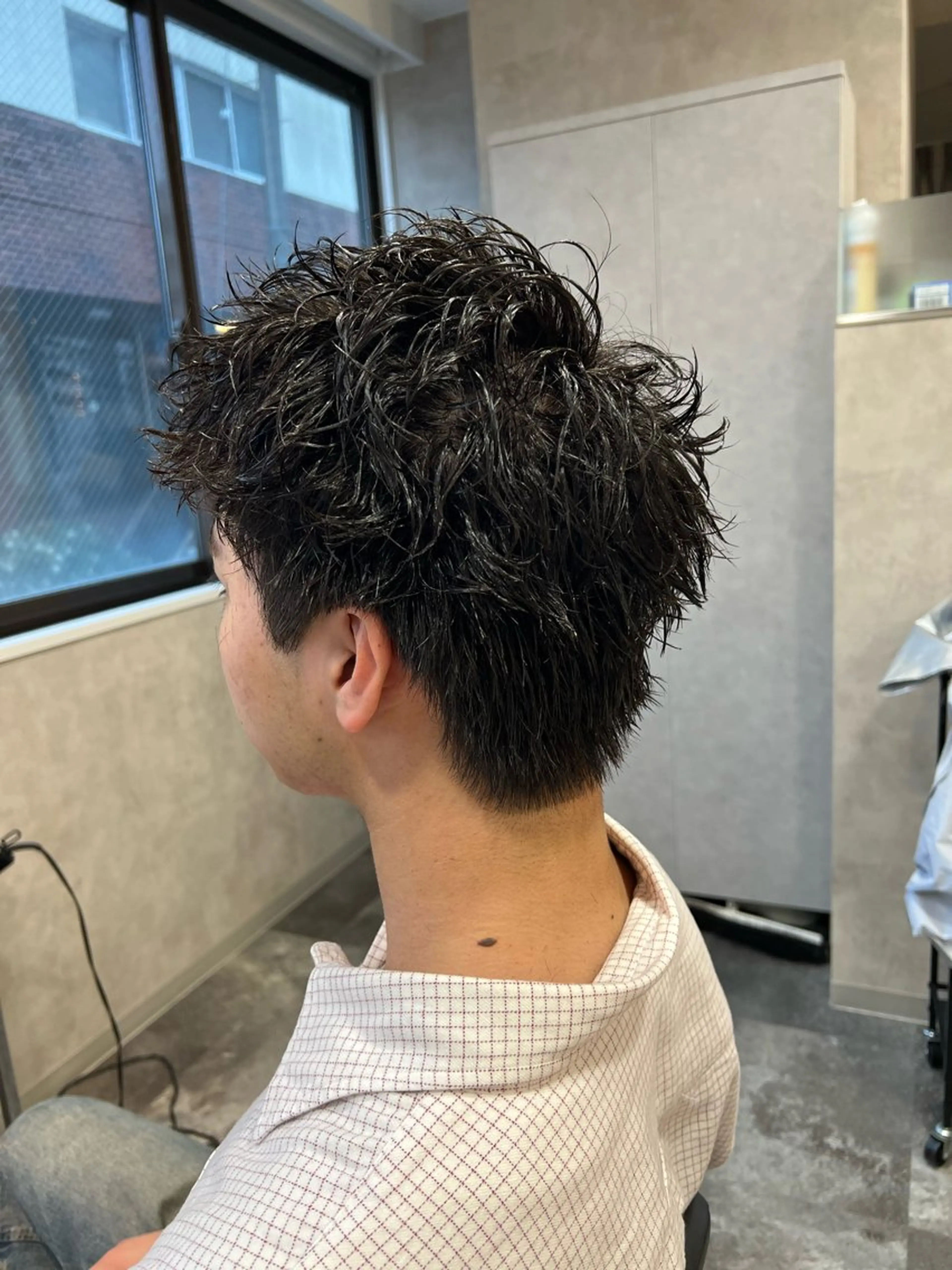 ショート パーマ ヘアアレンジ メンズ メンズパーマ ショートヘア カット パーマ メンズ特化/カラー/ パーマ/ケイシンのヘアスタイル