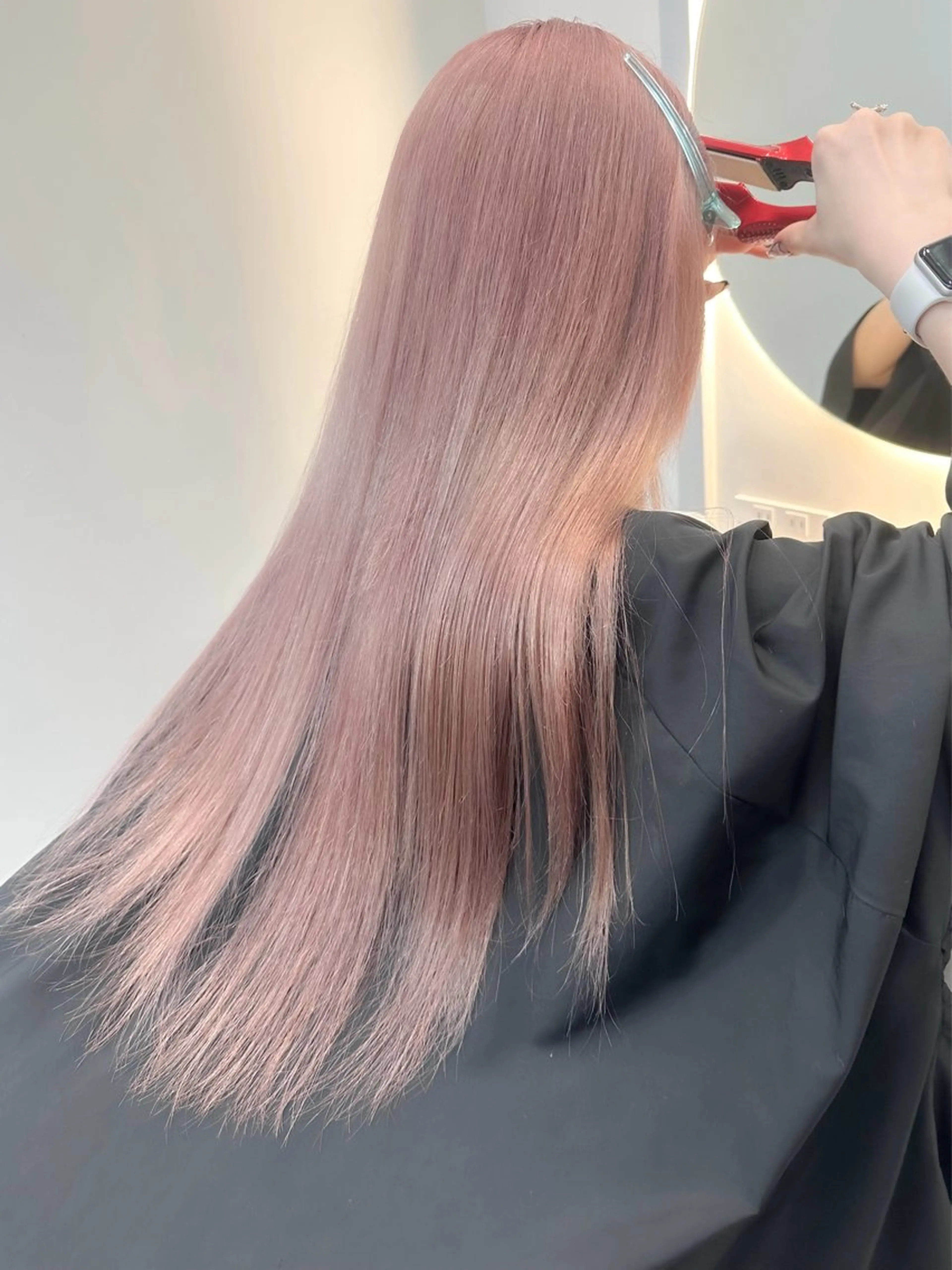 ロング カラー カット ヘアカラー トリートメント 艶髪ブリーチ 永井竜也のヘアスタイル