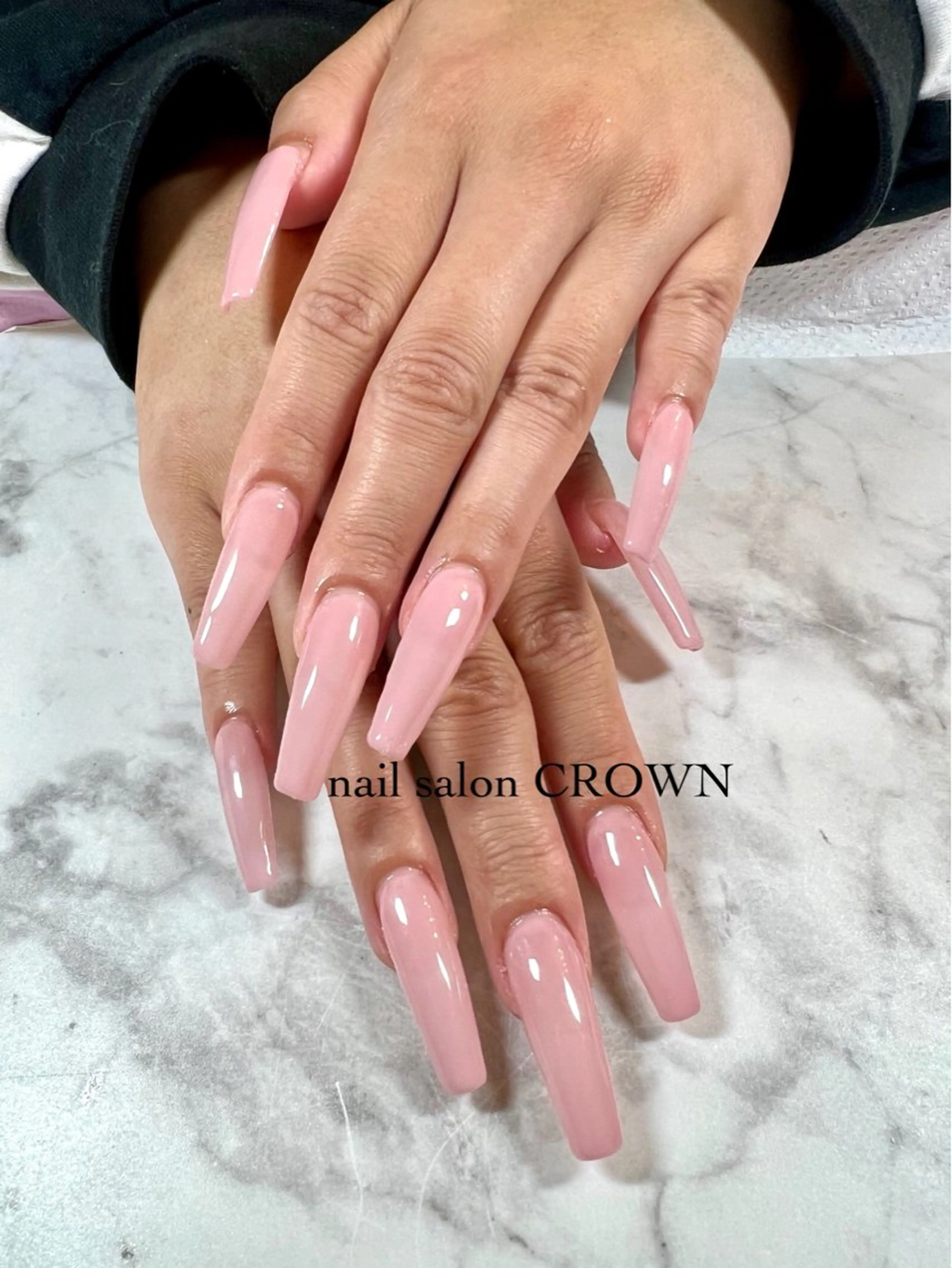 ネイル ピンク nail salon CROWNのネイルデザイン