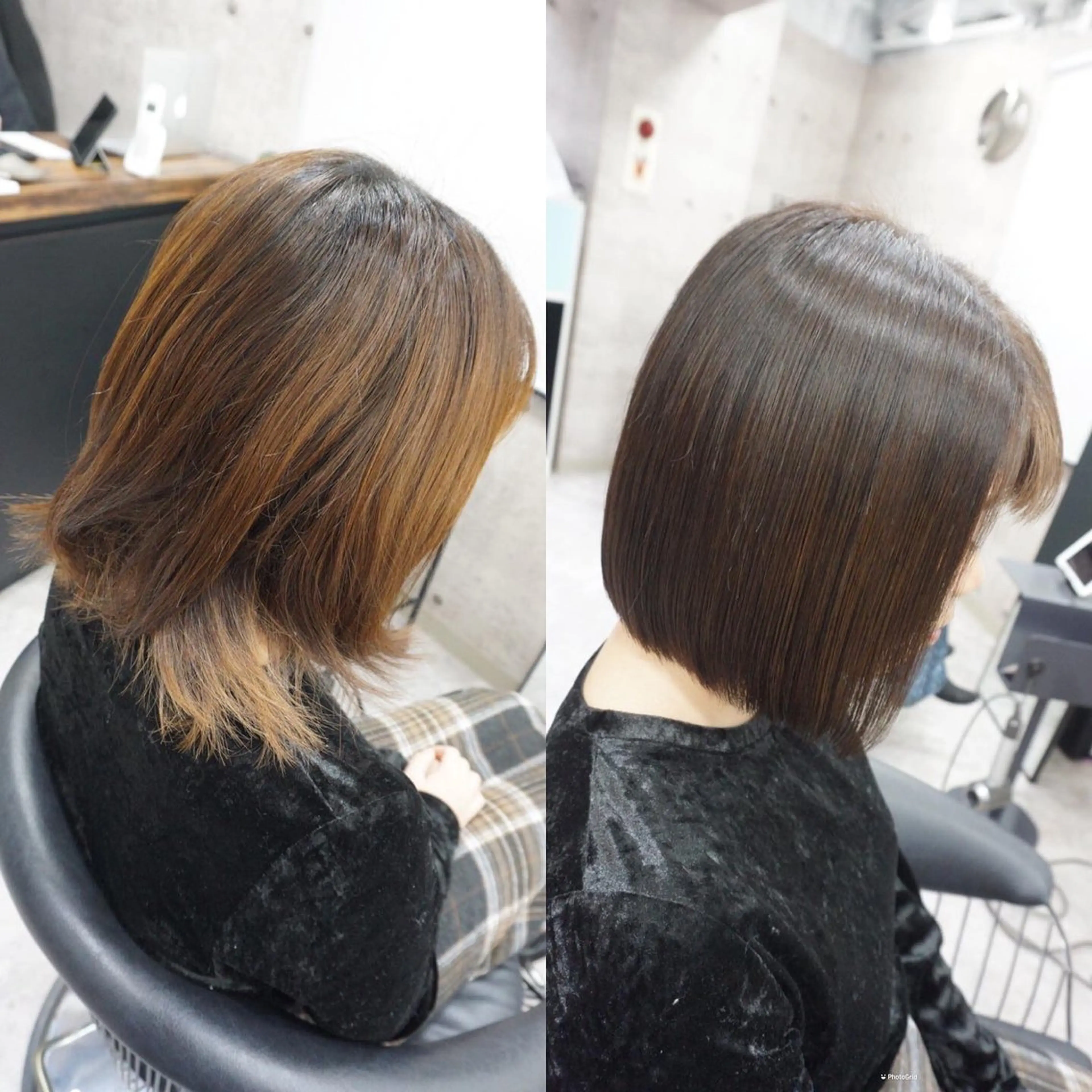 ショート 髪質改善 縮毛矯正 カット ヘアカラー 縮毛矯正 トリートメント hair teria ryu 大塚のヘアスタイル