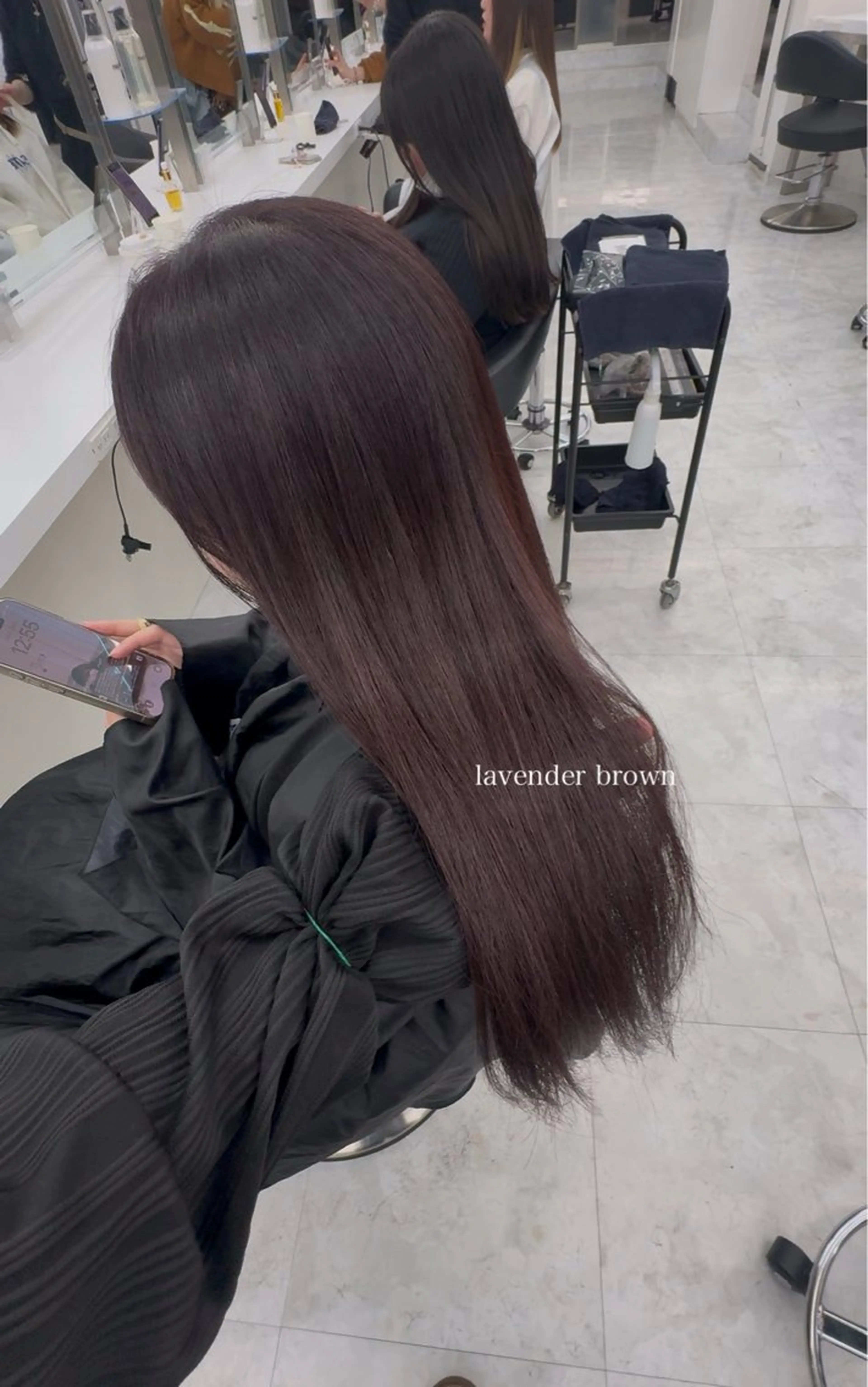 ロング カラー kazuki🍑韓国 トレンド暖色🫗のヘアスタイル