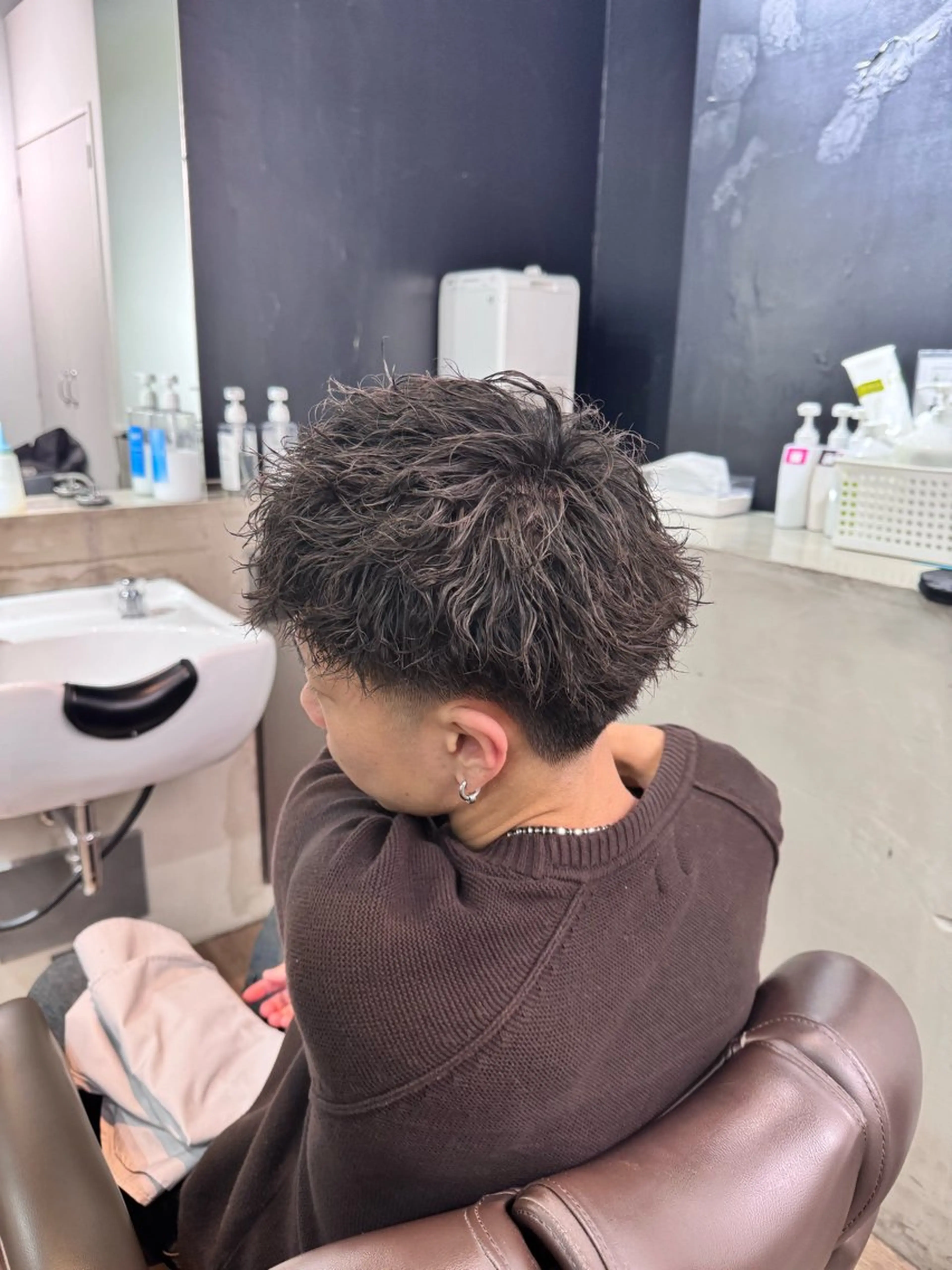 ショート ショートヘア カット パーマ 【メンズ専用サロン】 💈小林遥希💈のヘアスタイル