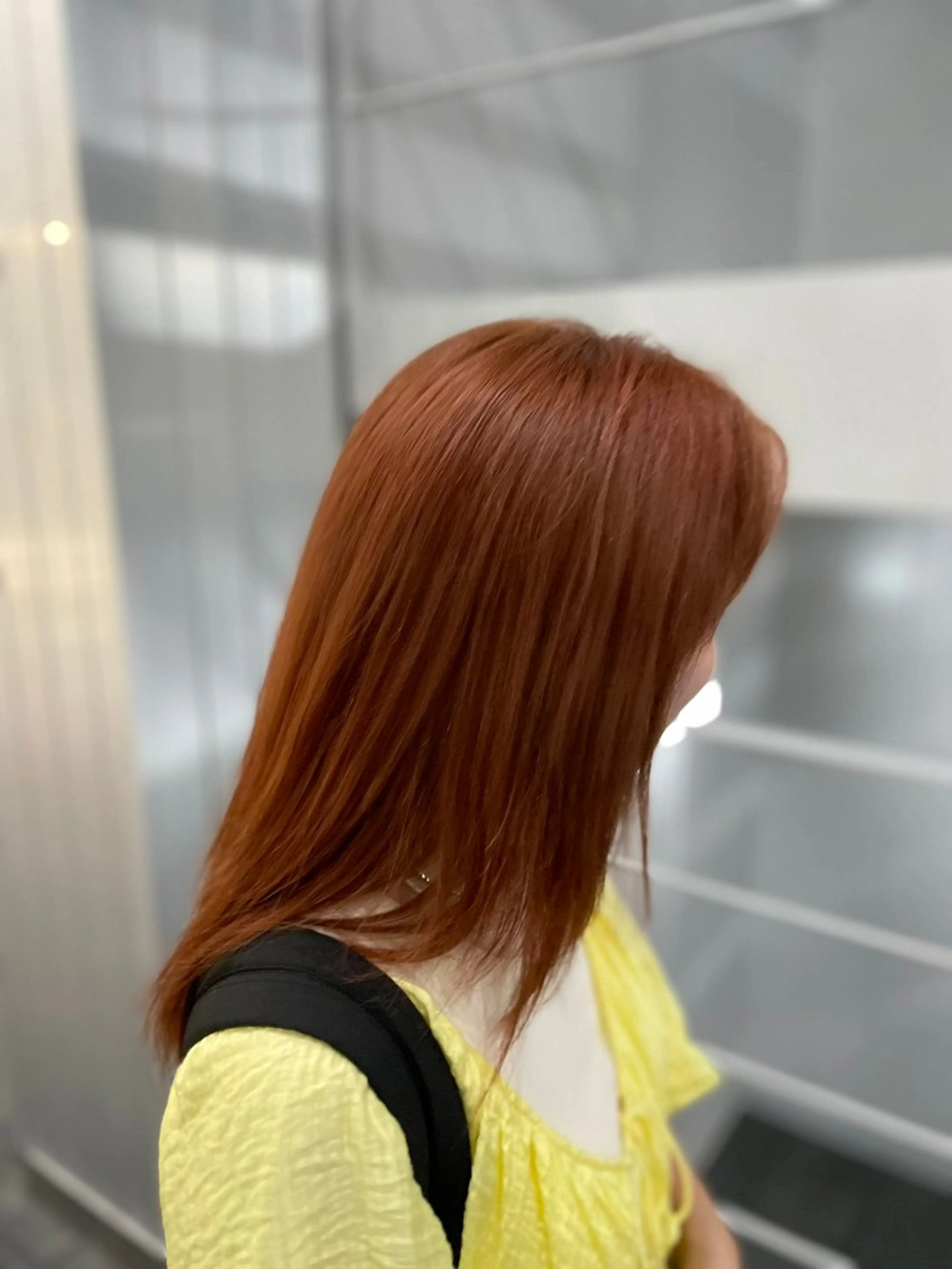 カラー ブラウンカラー オレンジ オレンジブラウン ヘアカラー 天野 心太郎のヘアスタイル