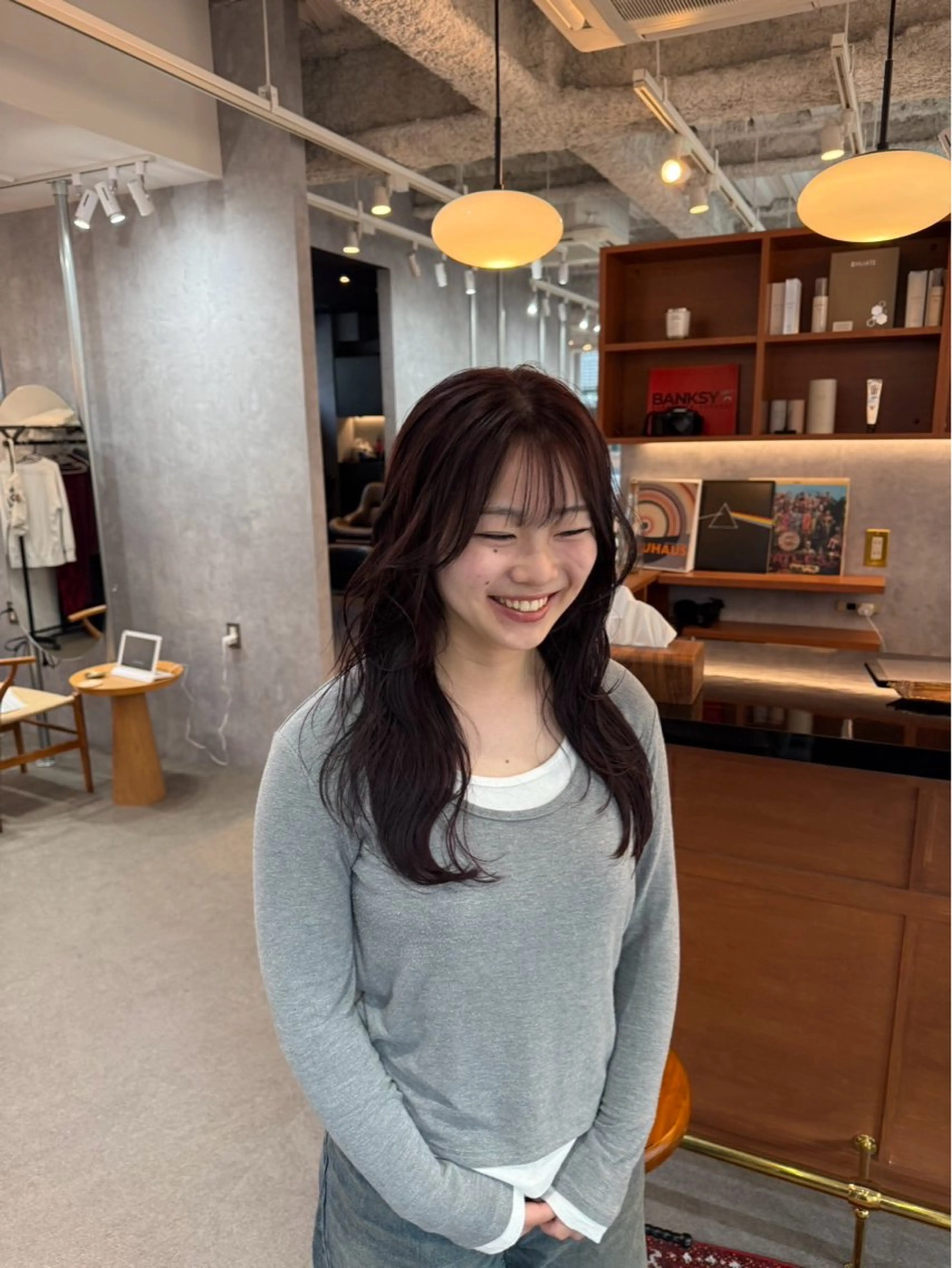 ロング ai カラーモデル募集中のヘアスタイル