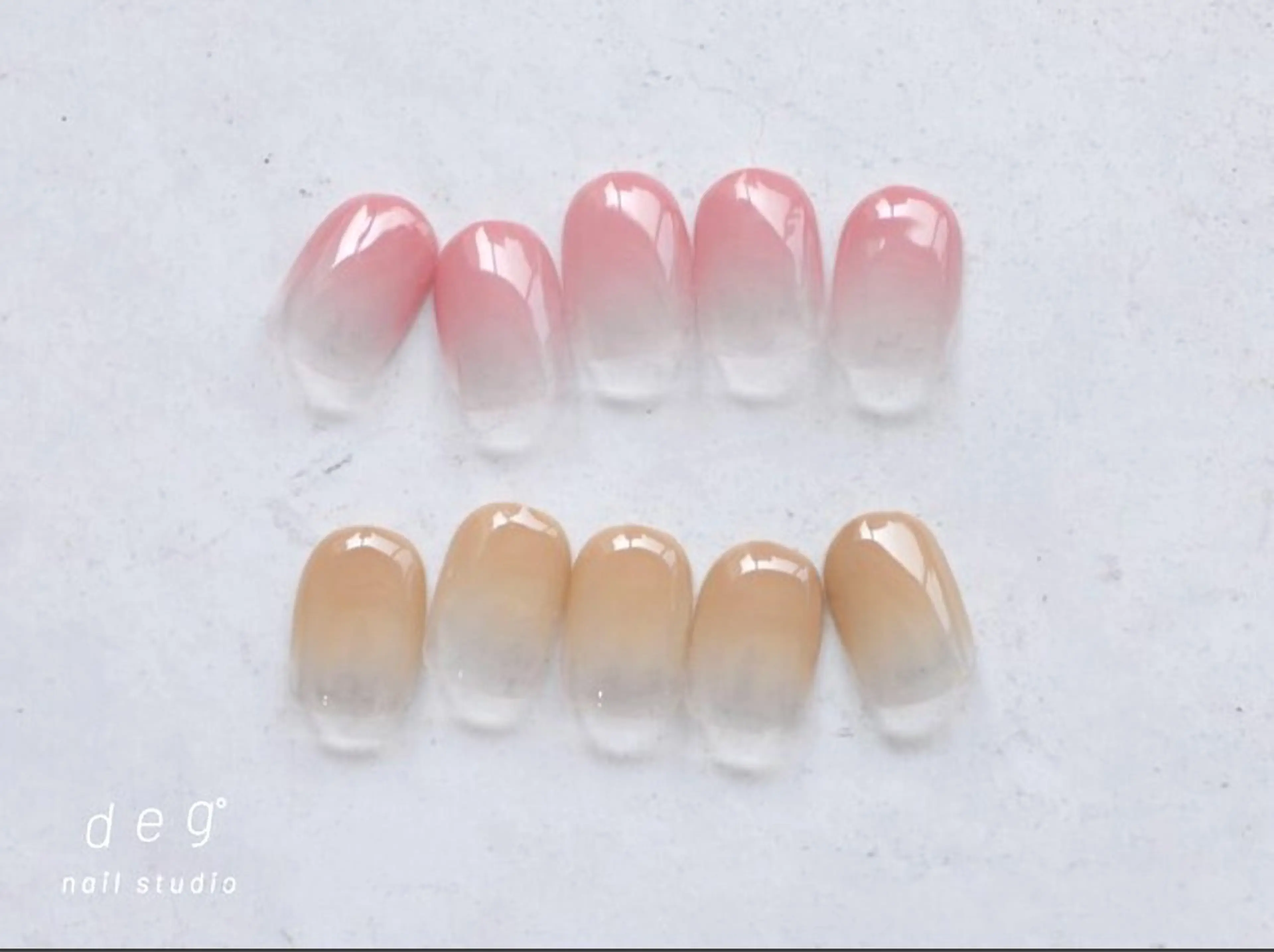 ネイル グラデーション deg゜ yumiのネイルデザイン