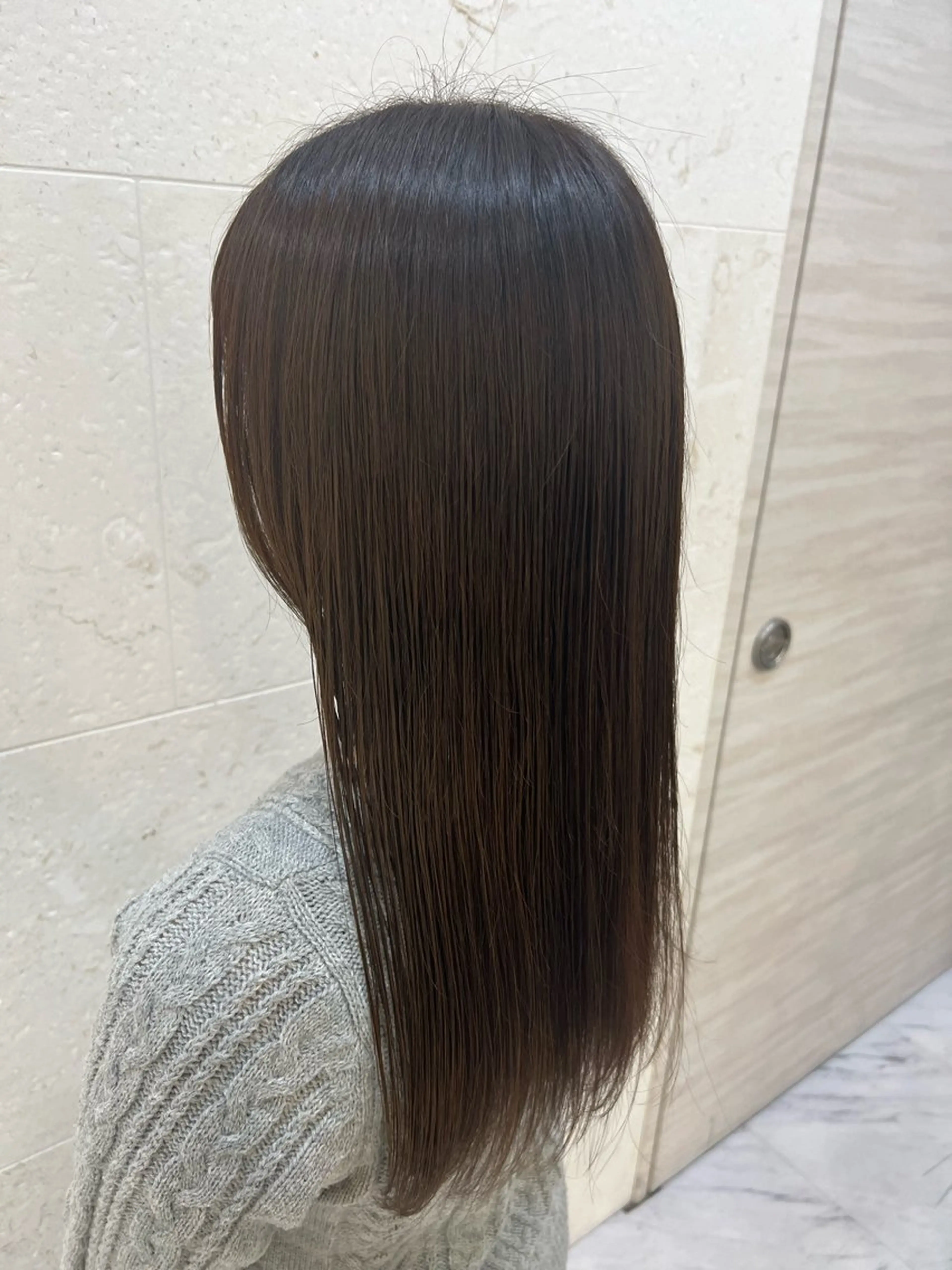 ロング カラー アッシュ アッシュブラウン ブラウンカラー ヘアカラー 鈴木 愛華のヘアスタイル