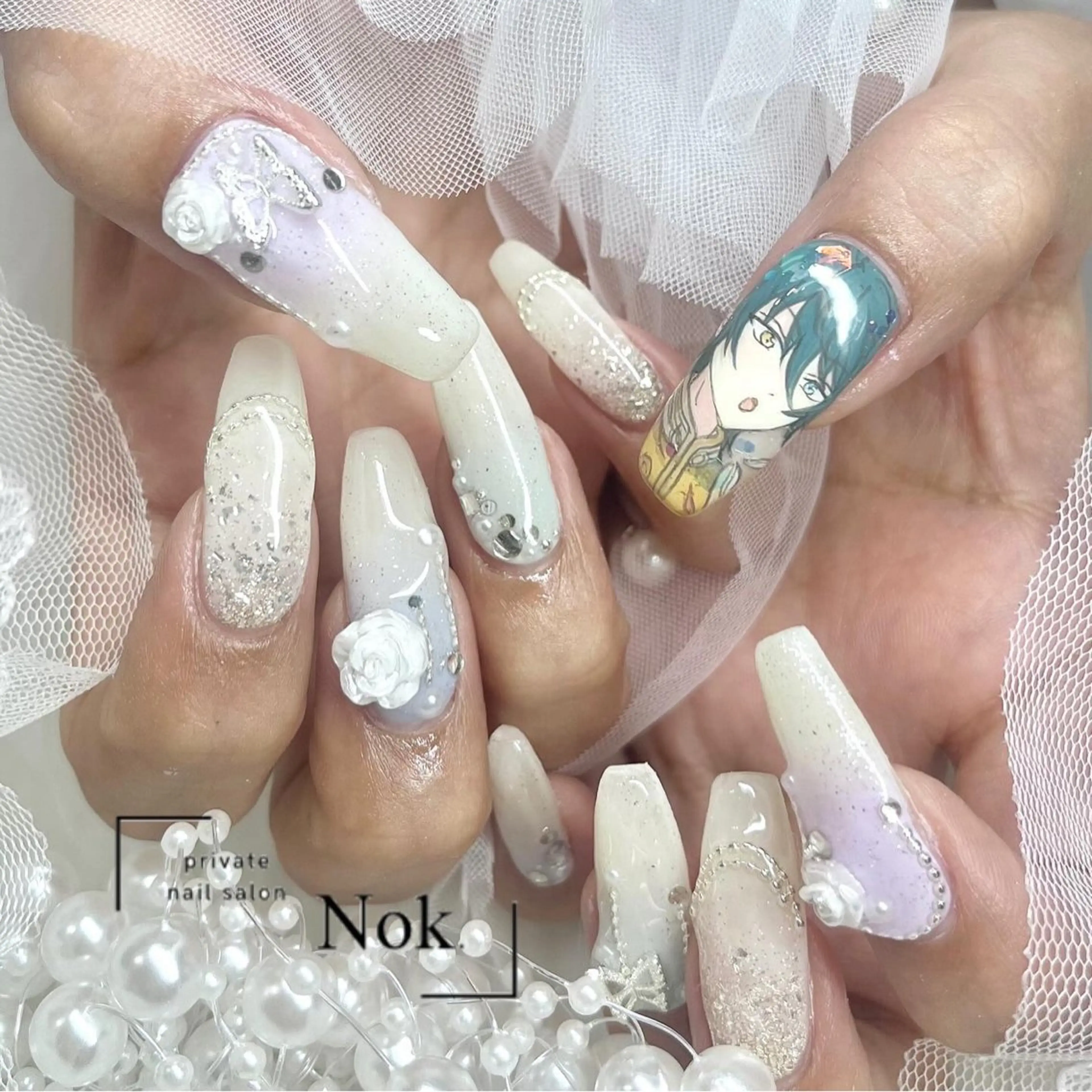 ネイル ハンドネイル 池袋痛ネイル Nok. 渡辺のネイルデザイン