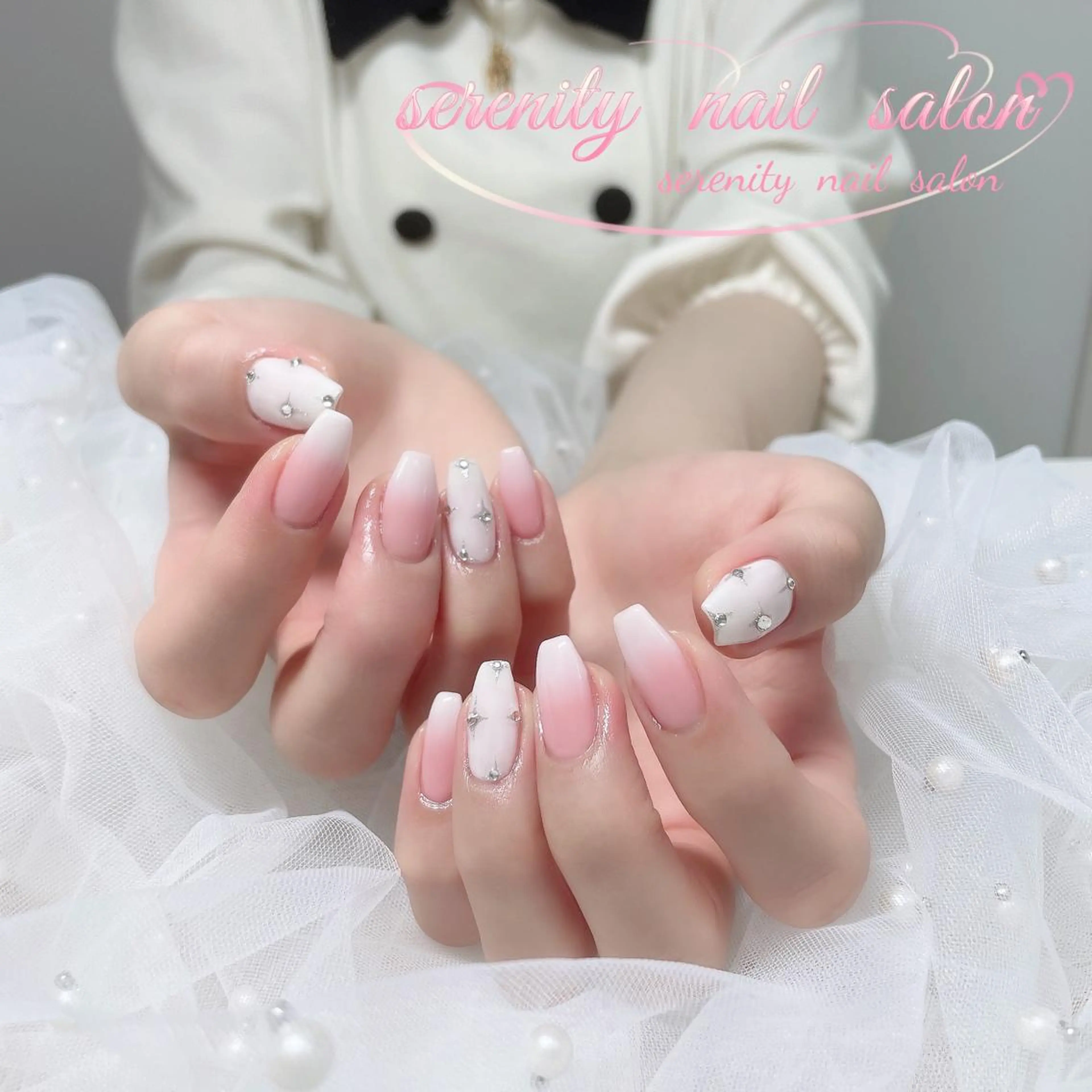 ネイル ✨Serenity ワンホンネイルのネイルデザイン