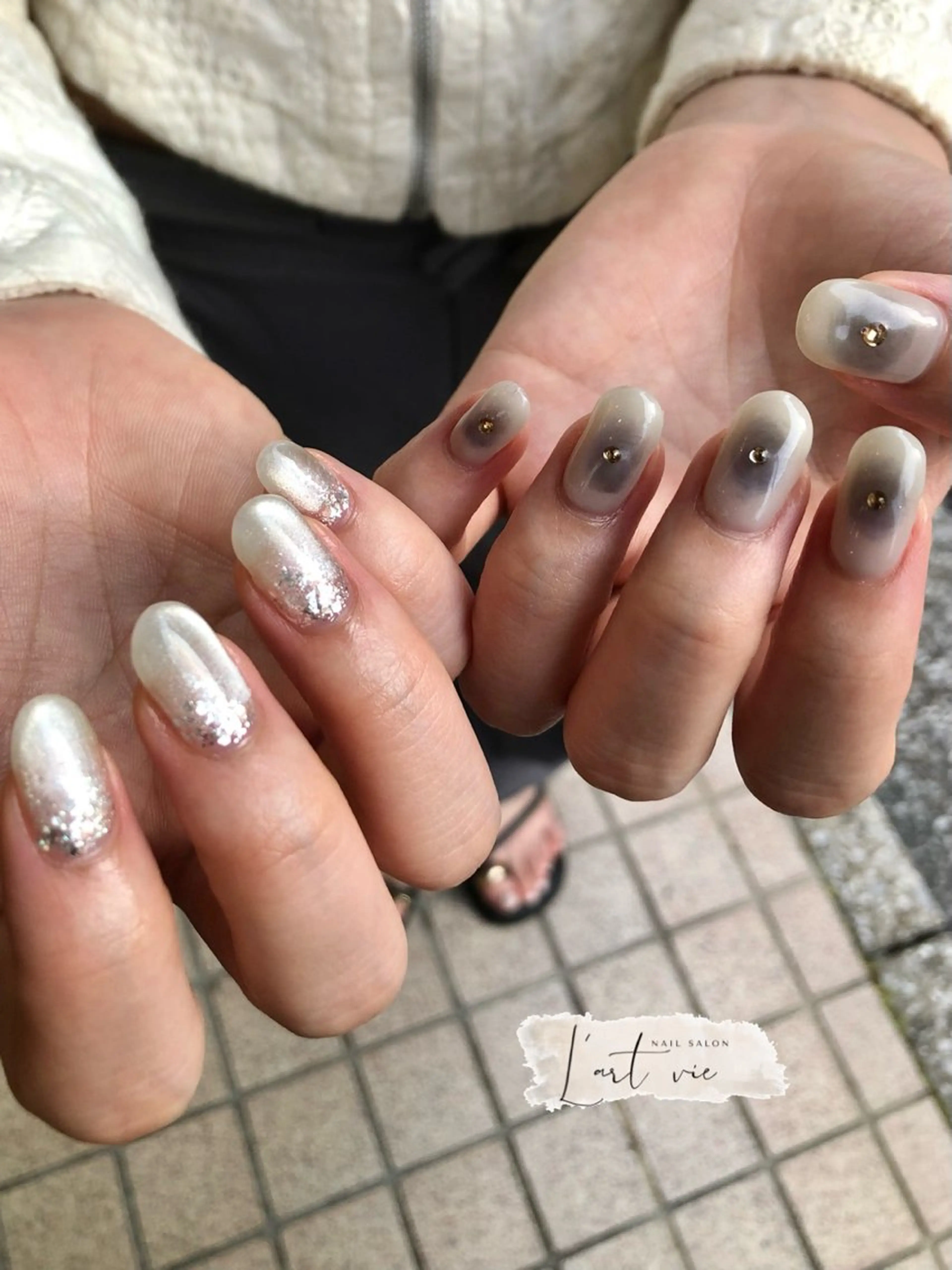 ネイル アートネイル ハンドネイル NailSalon L’artVieのネイルデザイン