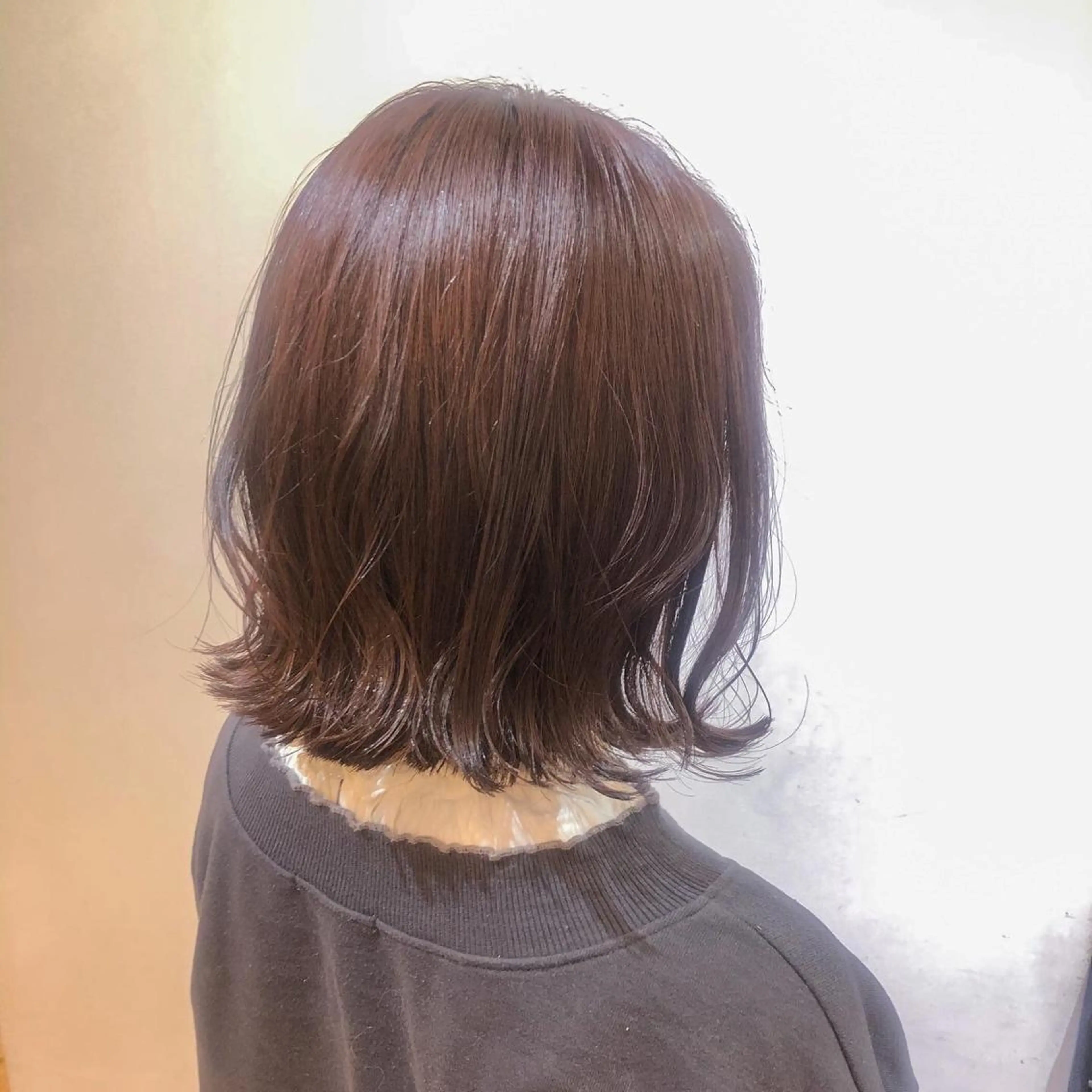 ショート カラー パーマ ヘアアレンジ ブラウンカラー ピンクカラー ピンクブラウン ヘアカラー トリートメント 顔周りcut・ご相談 =新宿しずく🇰🇷のヘアスタイル