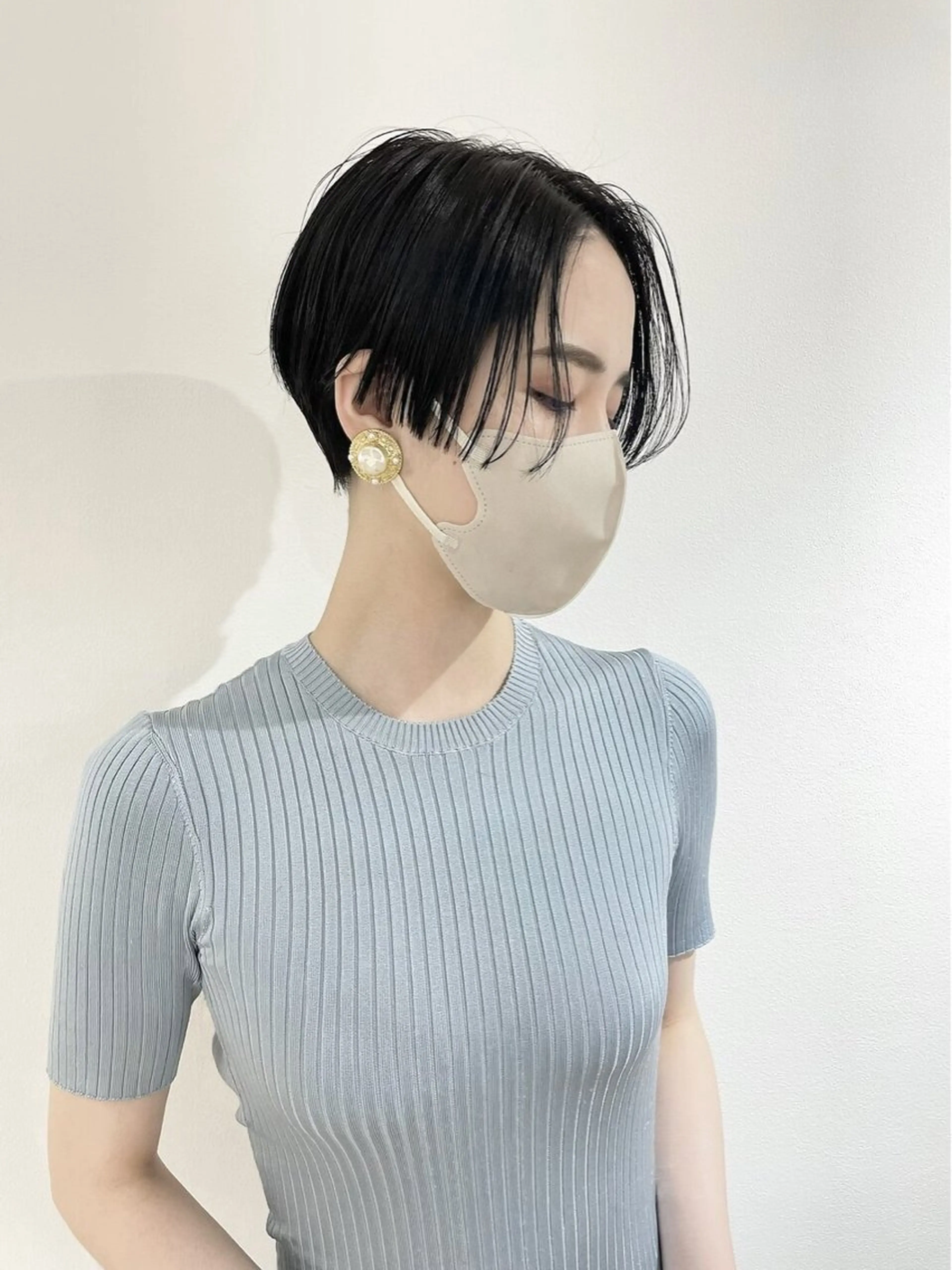 ショート カラー ヘアアレンジ ハンサムショート ショートヘア HAZEL博多所属・杉村 一輝のヘアスタイル