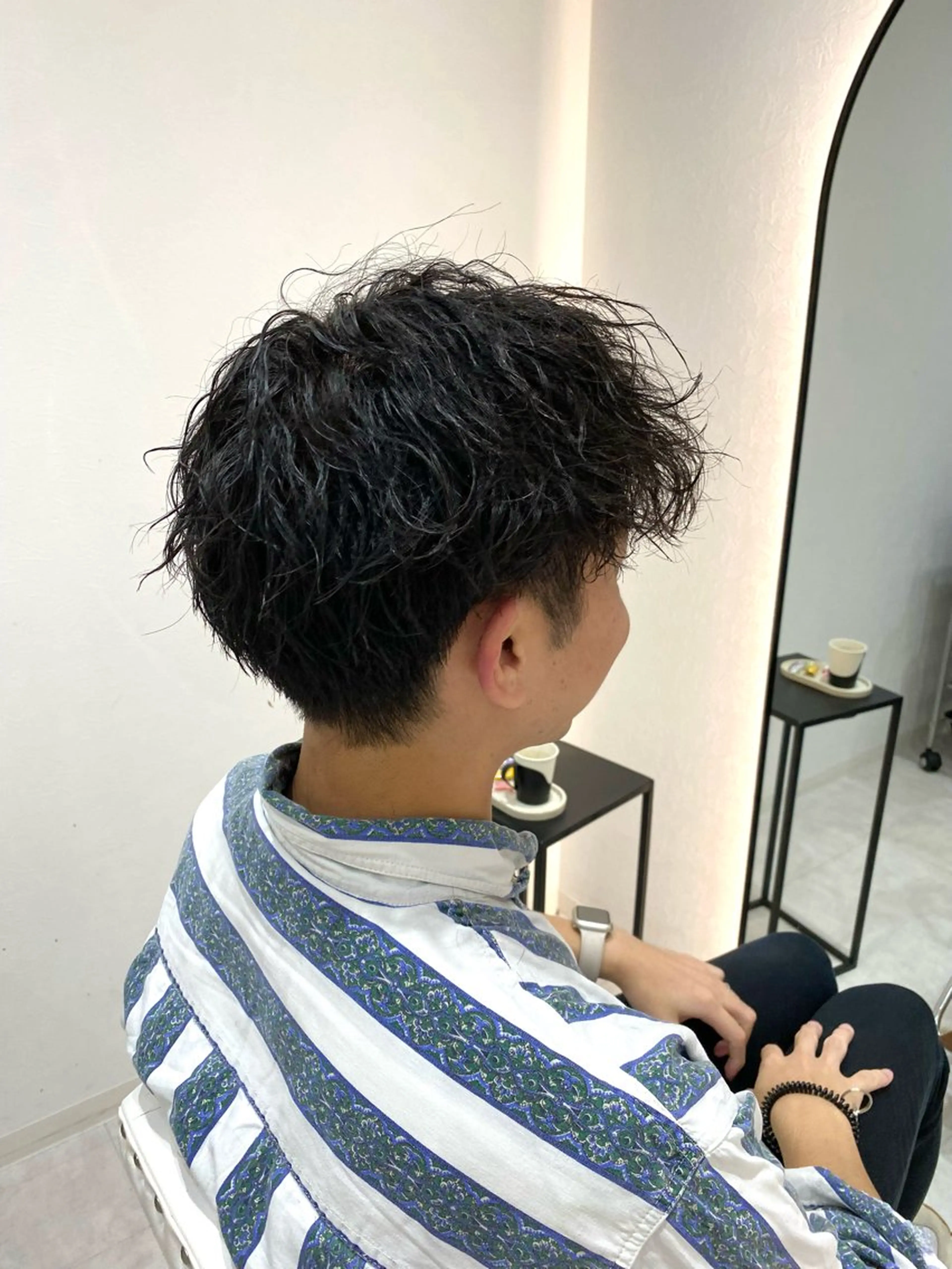 ミディアム ミディアムパーマ 艶髪・透明感カラー・ 韓国ヘア・Yuriのヘアスタイル