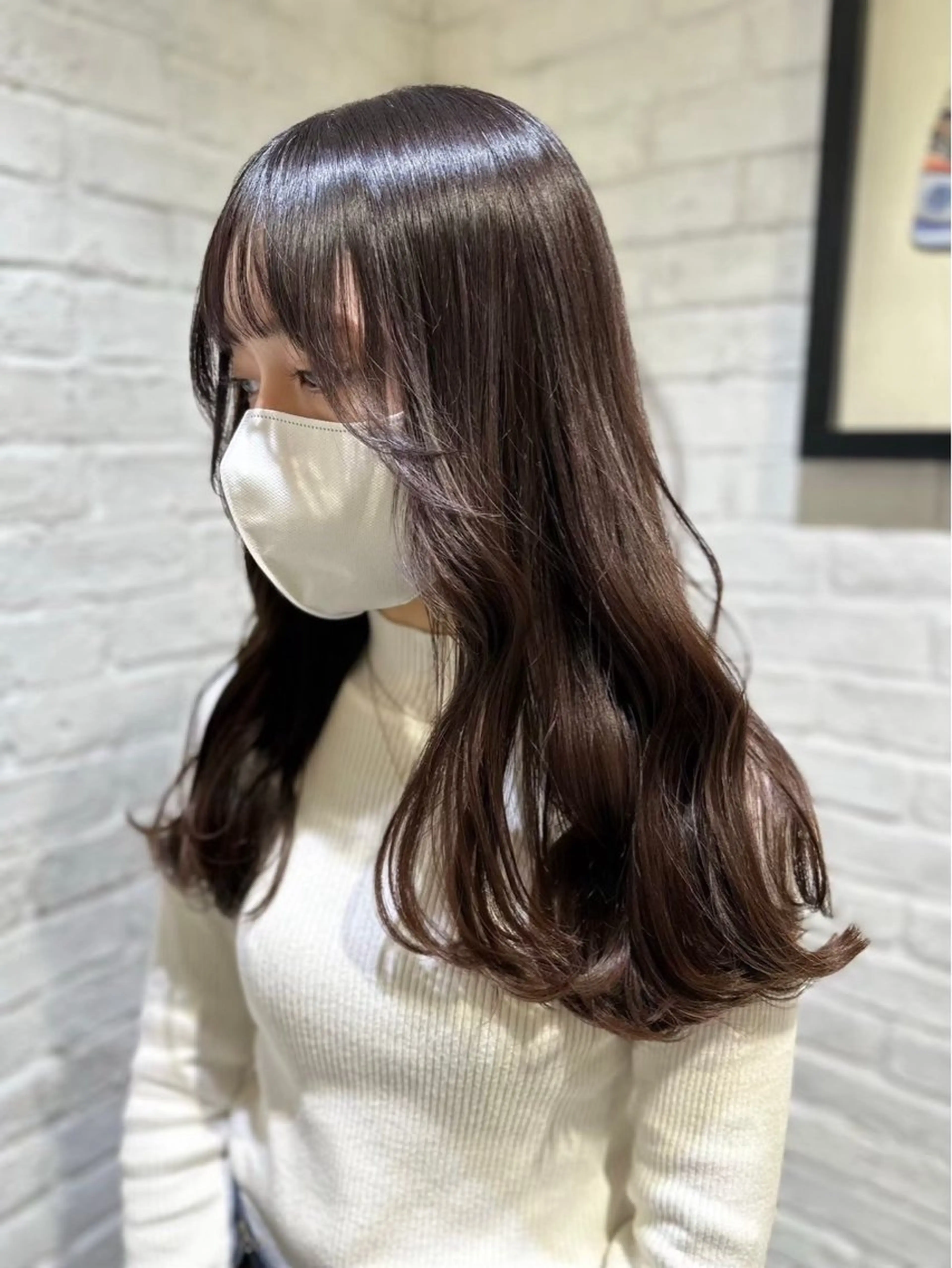ロング カラー Mauve 世田谷 きたじまのヘアスタイル