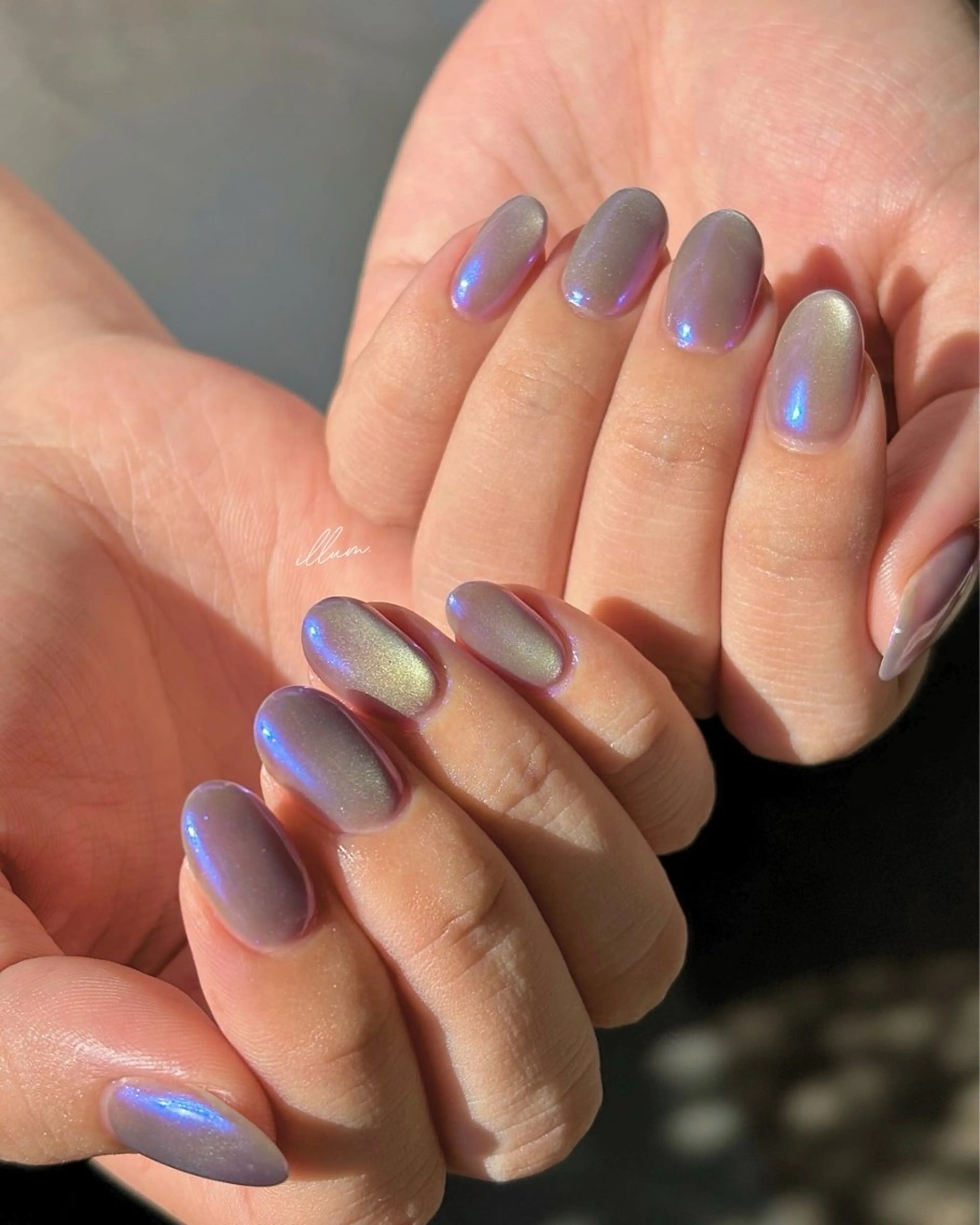 キッズ ネイル ジェルネイル マグネットネイル ミラーネイル ニュアンスネイル オフィスネイル ハンドネイル illum hicariのネイルデザイン